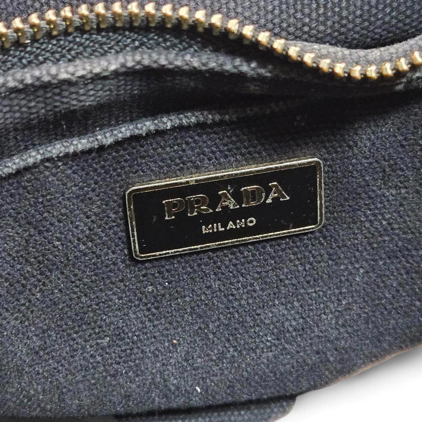 Prada Prada - Black Studded Tote Bag Size ONE SIZE - 8 Thumbnail