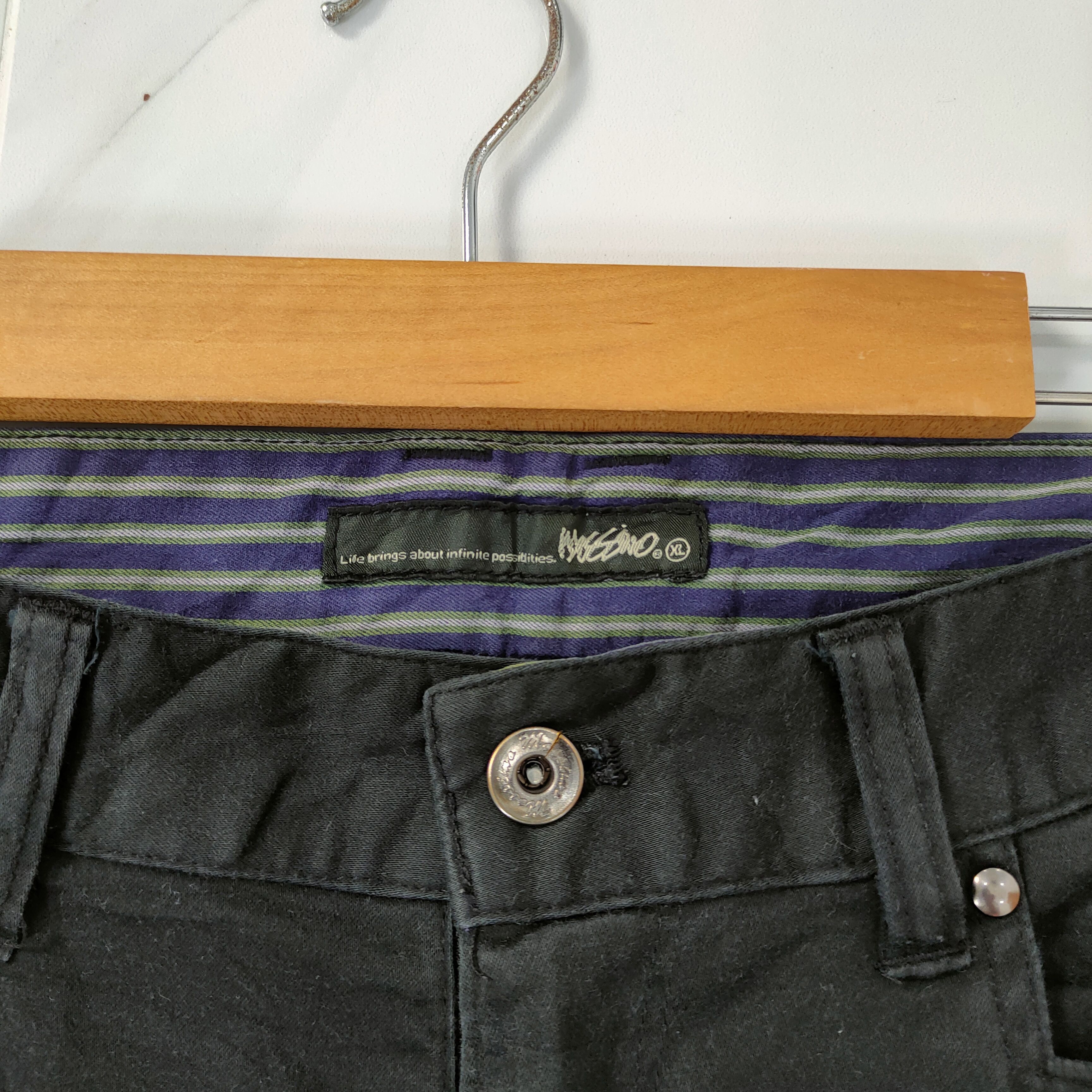Mossimo VINTAGE FADED BLACK MASSIMO 9 POCKET CARGO PANTS Size US 34 / EU 50 - 7 Thumbnail