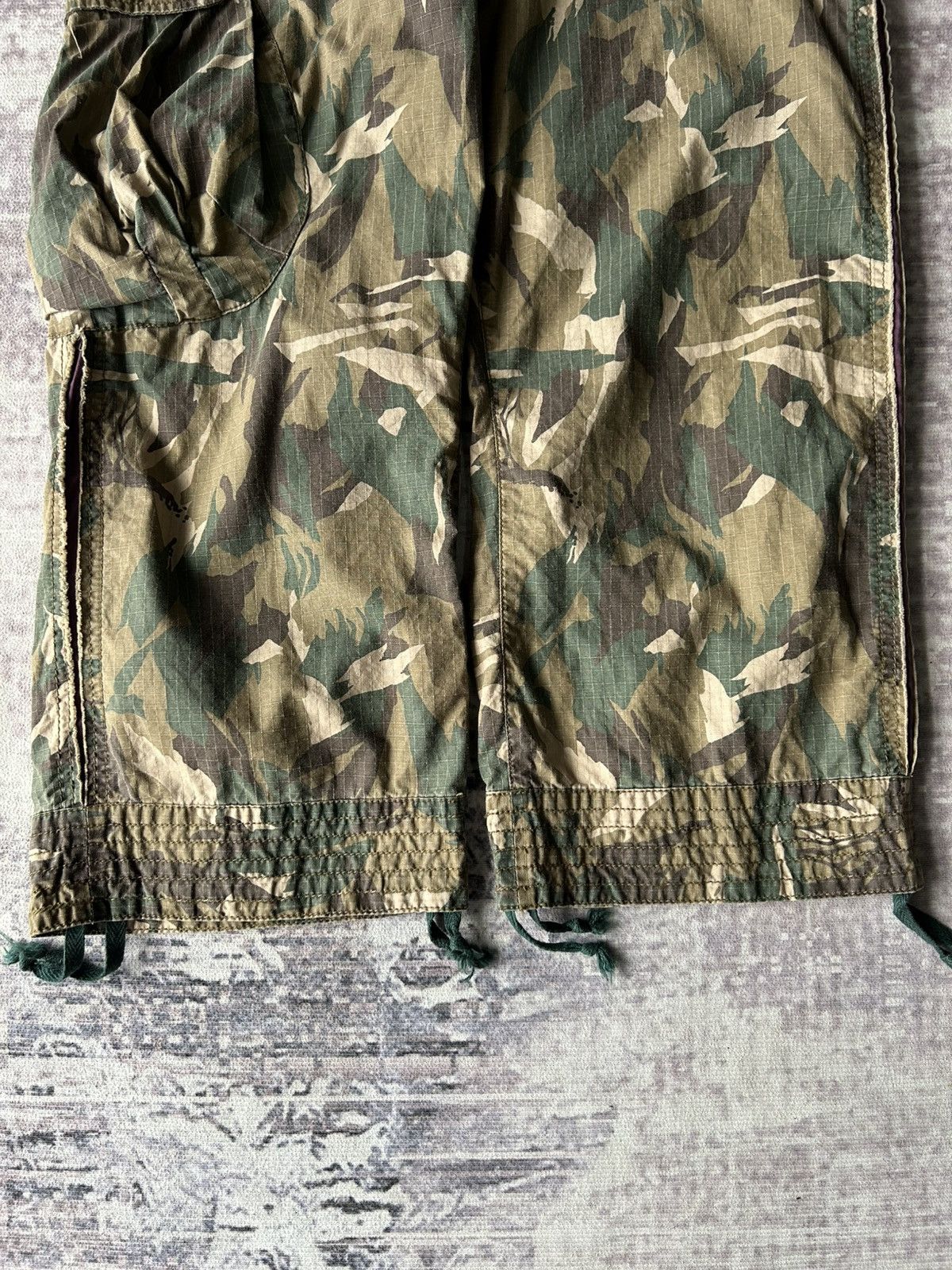 PPFM PPFM Camo Three Quarter Cargo Pants Size US 30 / EU 46 - 4 Thumbnail