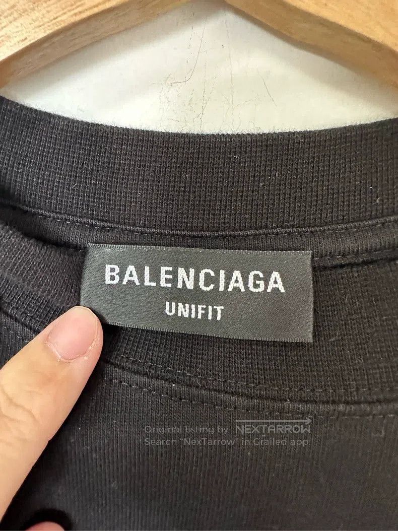 Balenciaga Balenciaga Black crystal logo short-sleeve Size US S / EU 44-46 / 1 - 3 Thumbnail