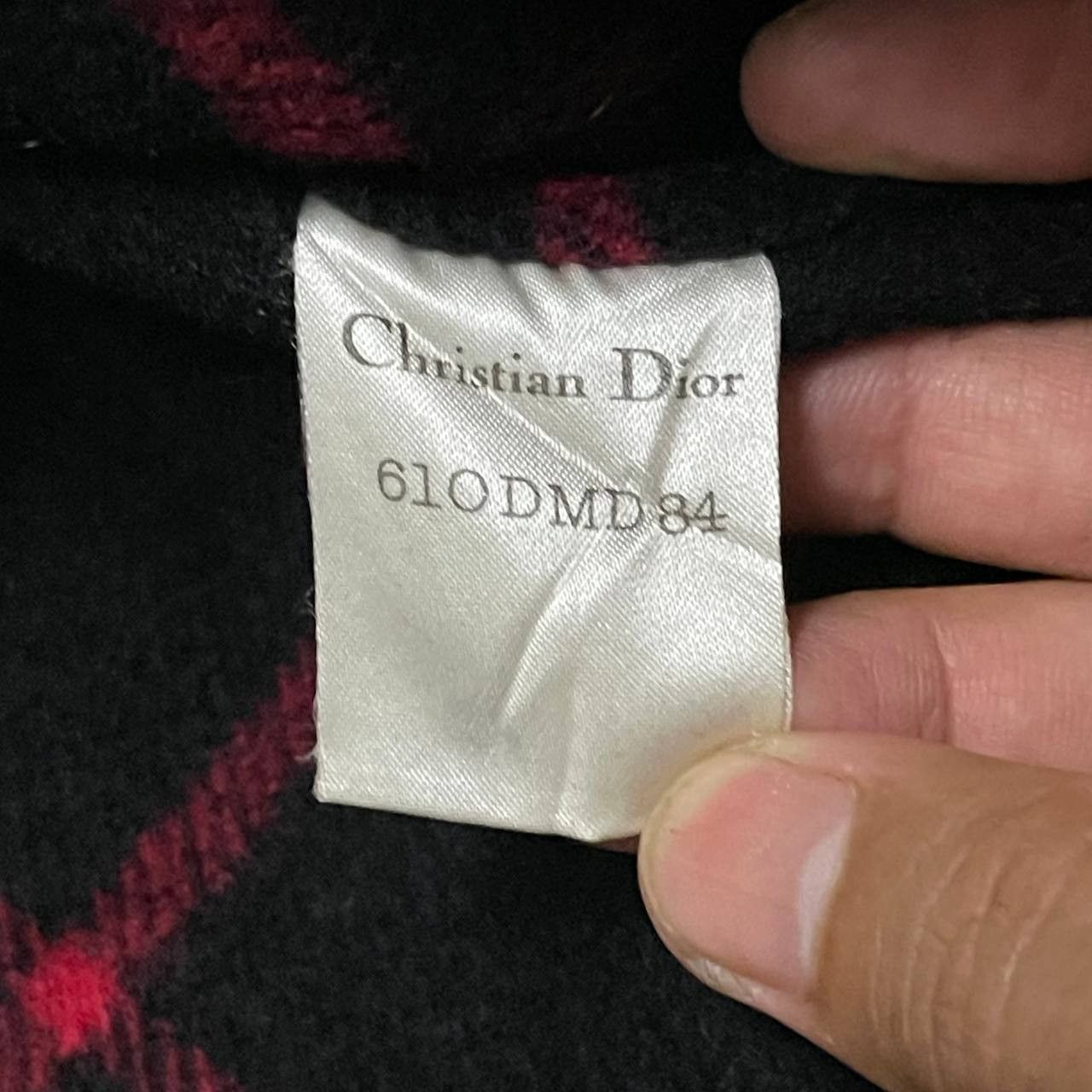 Christian Dior Monsieur Vintage Christian Dior Wool Plaid Coat Collarless Size US M / EU 48-50 / 2 - 10 Thumbnail