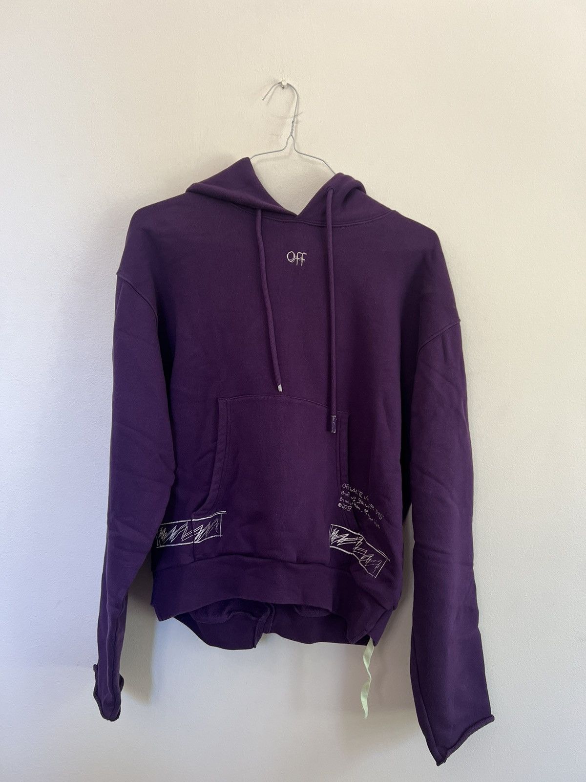 Off-White Off white X selfirdge purple limited hoodie Size US M / EU 48-50 / 2 - 3 Thumbnail