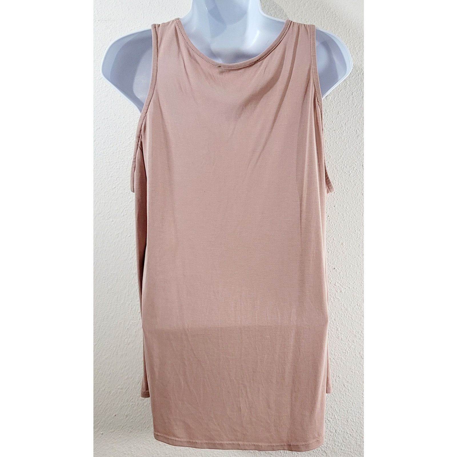 Other Sweet Rain Mauve Cold Shoulder Ruffled Sleeves Top Large Size L / US 10 / IT 46 - 3 Thumbnail
