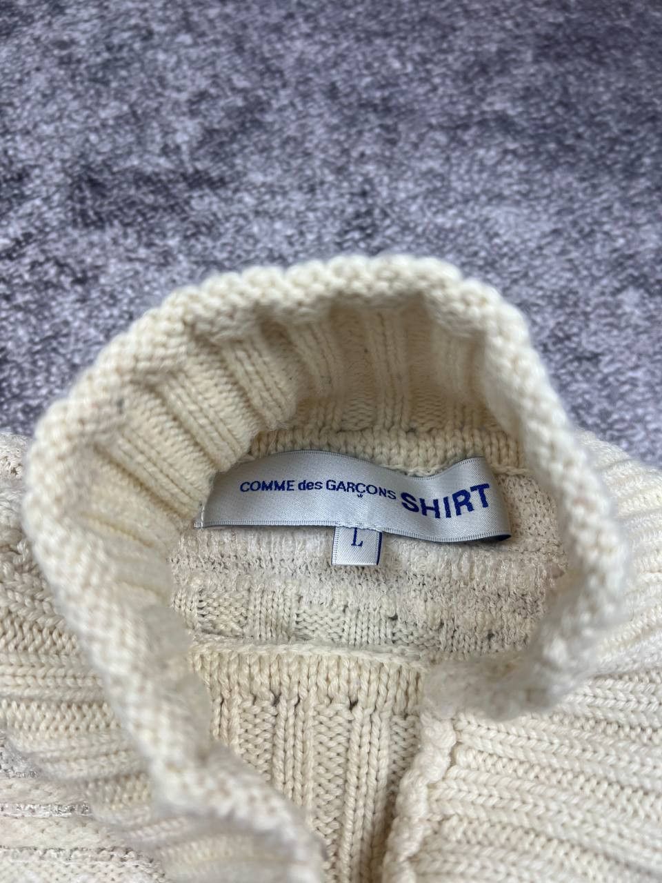 Comme des Garcons SHIRT Comme Des Garçons Shirt Wool Sweater Size US L / EU 52-54 / 3 - 5 Thumbnail