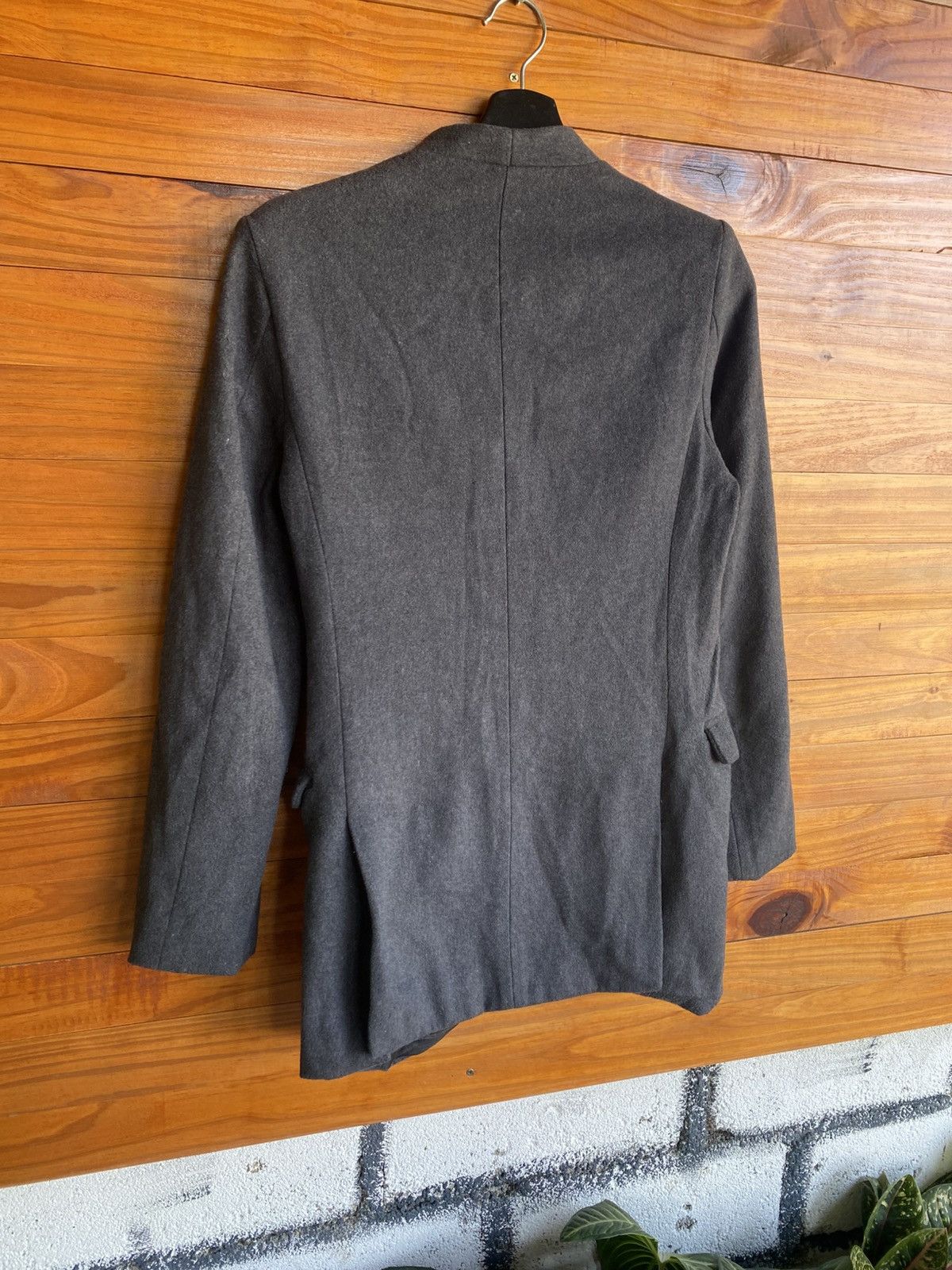JOHN LAWRENCE SULLIVAN John Lawrence Sullivan Grey Wool Blend Tailored Jacket Size XS / US 0-2 / IT 36-38 - 11 Thumbnail