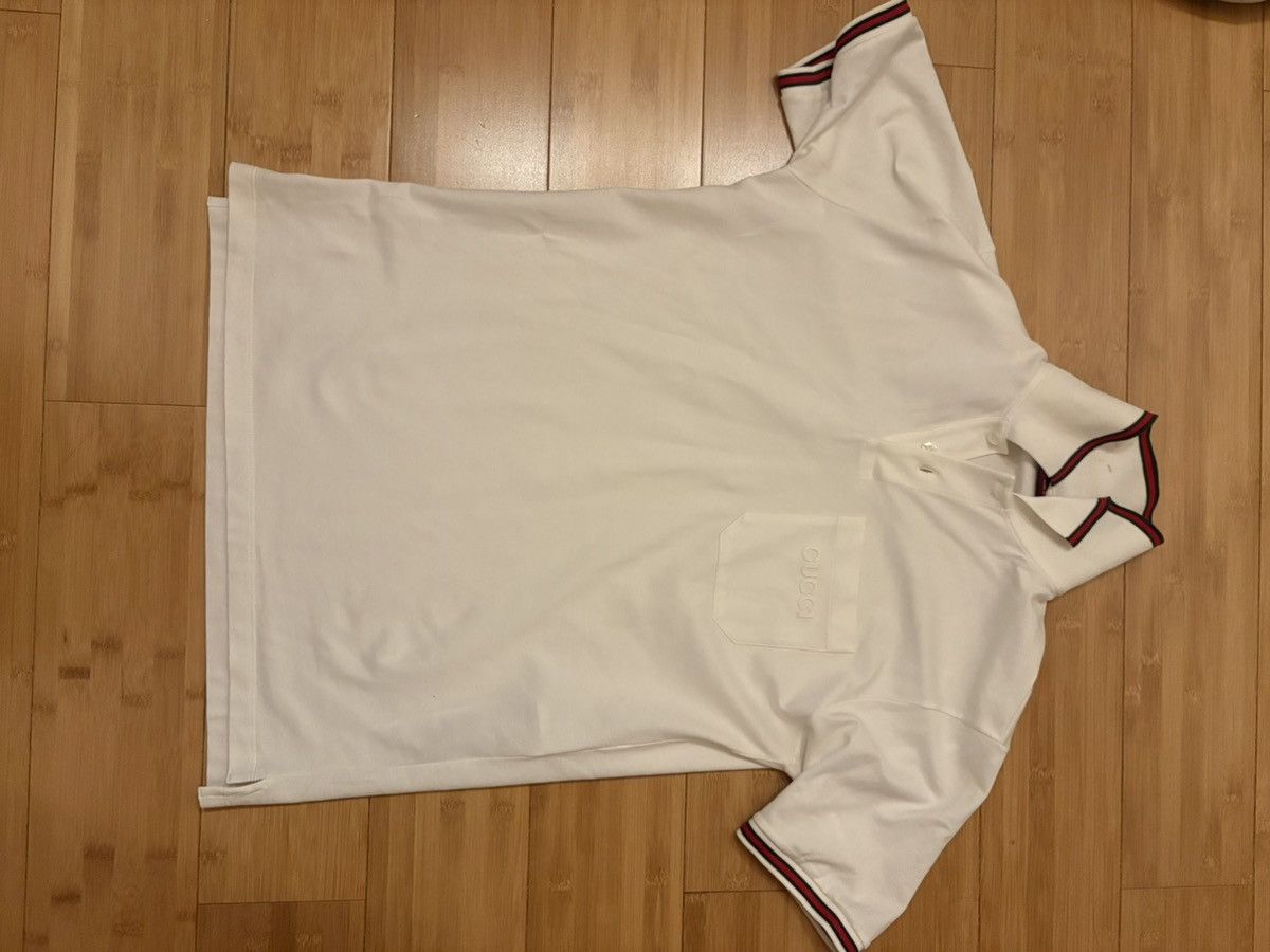 Gucci 🔥 GUCCI WHITE POLO 🇮🇹 Size US XS / EU 42 / 0 - 1 Thumbnail