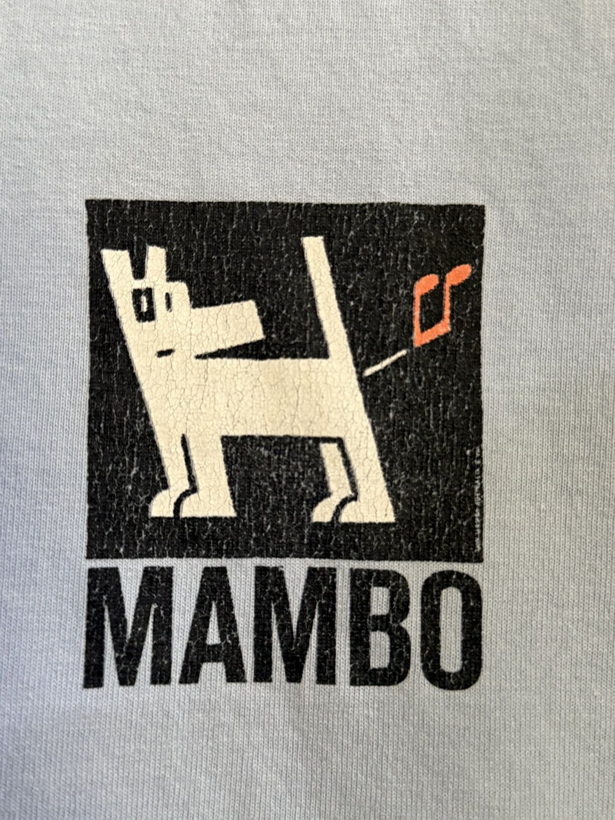 Mambo × Vintage Thrashed Vintage 80s Mambo Accept No Substitutes Tee Size US L / EU 52-54 / 3 - 13 Thumbnail