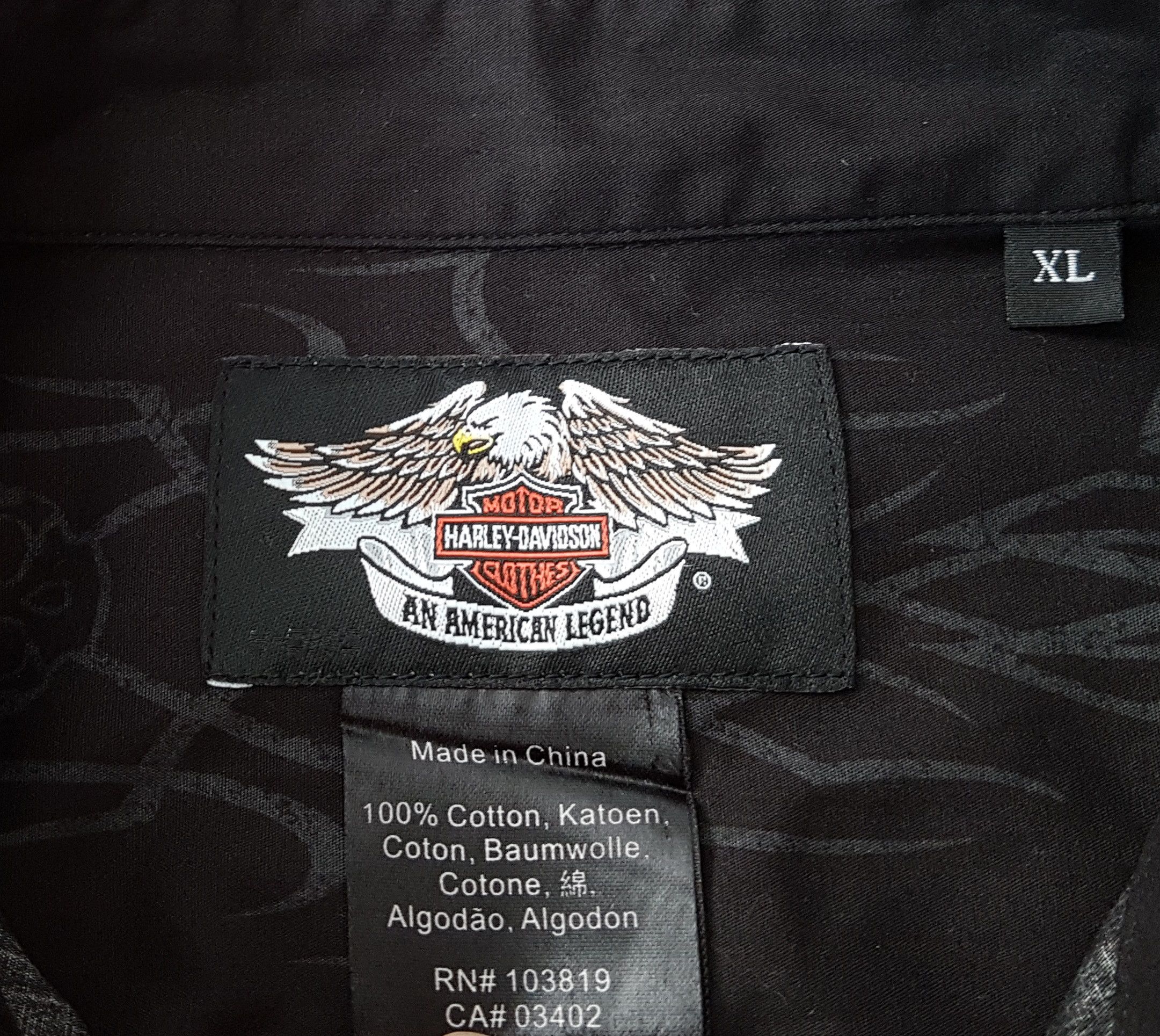 Harley Davidson Harley Davidson Vintage 2006 Shirt Size US XL / EU 56 / 4 - 10 Thumbnail