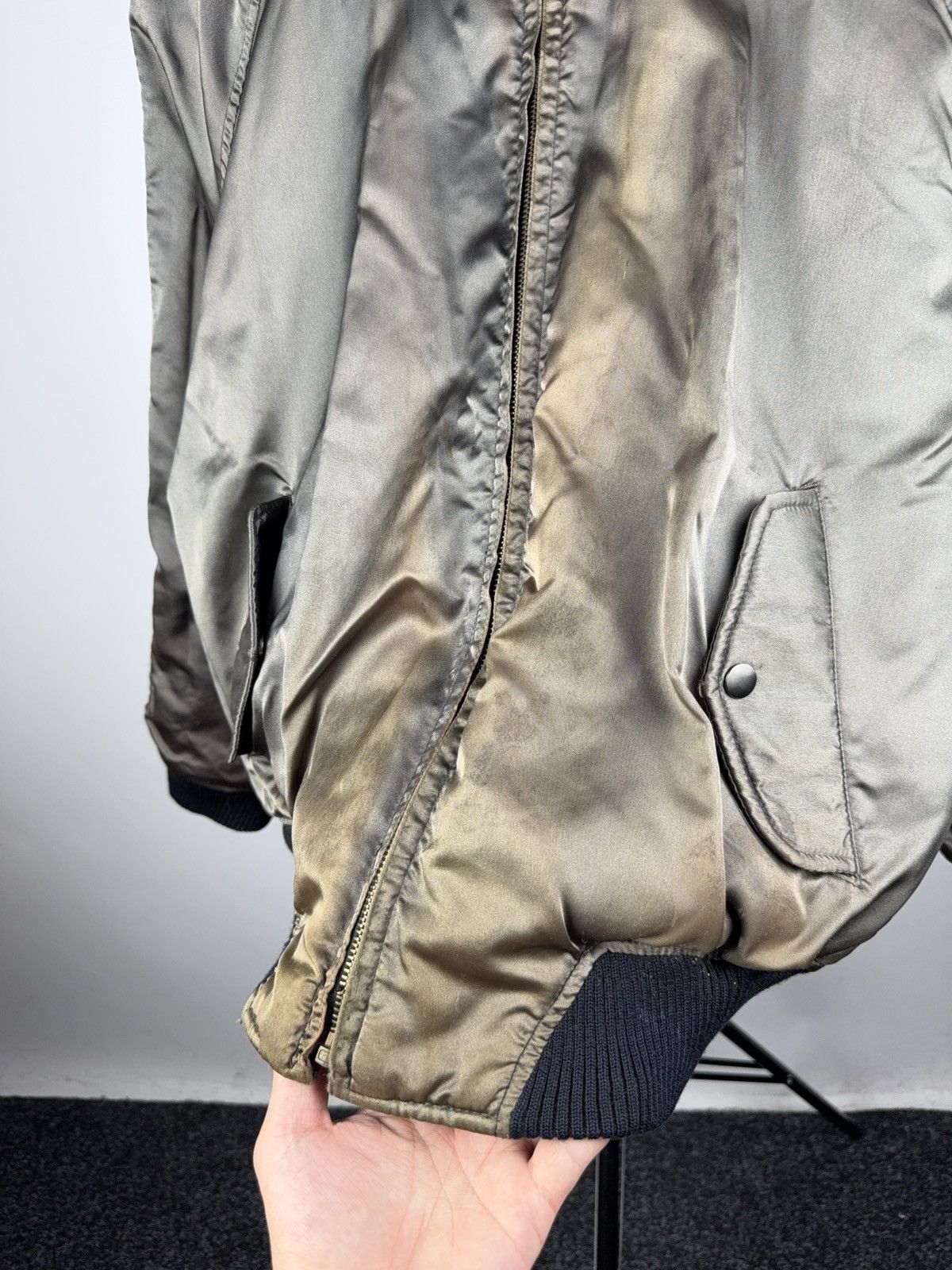 Other Vintage 90s Picdor Club Air Force Leather Bomber Jacket Size US S / EU 44-46 / 1 - 16 Thumbnail