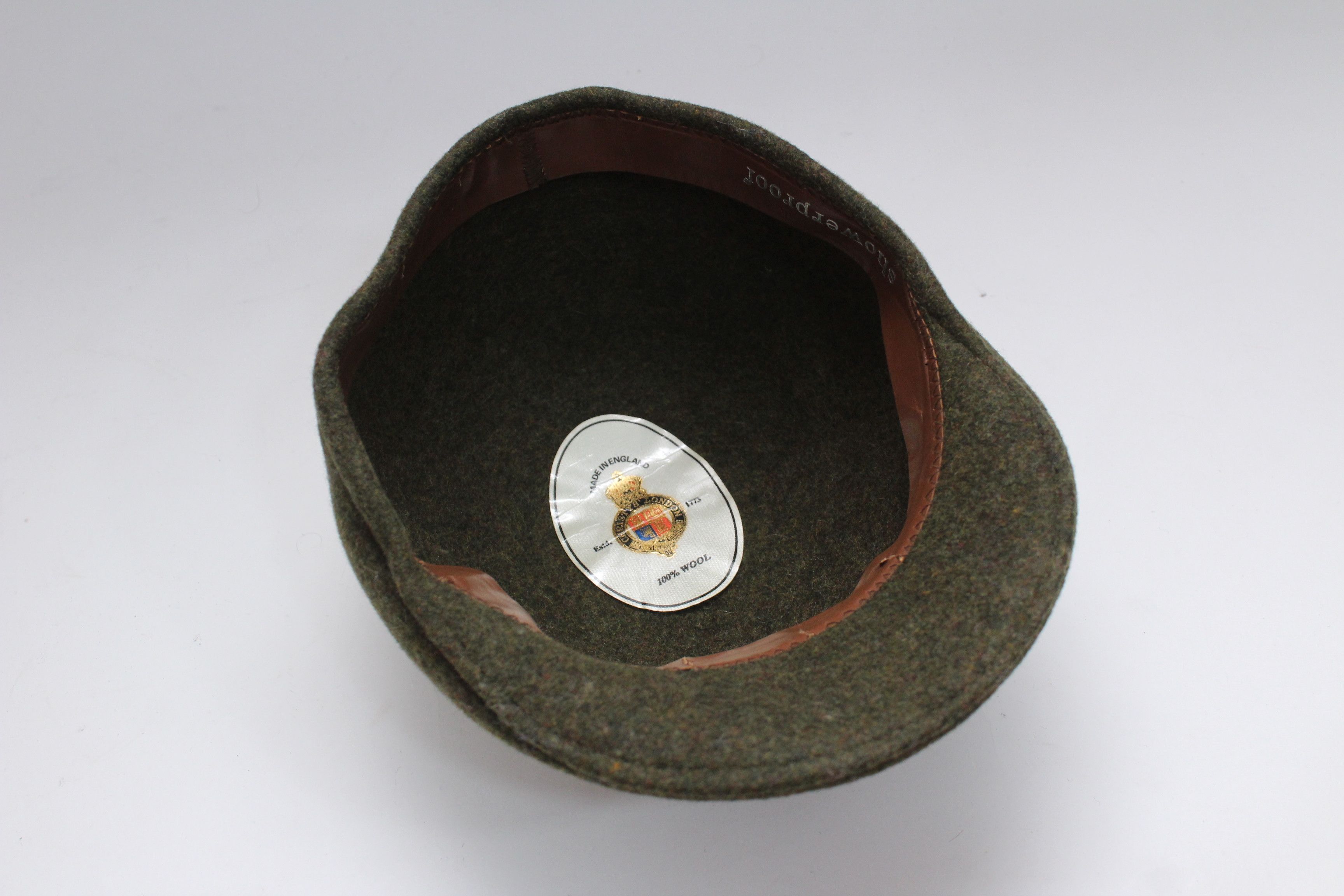 Vintage Chrystys London Flat Hat 100% Wool Made In England Authentic Size ONE SIZE - 1 Thumbnail