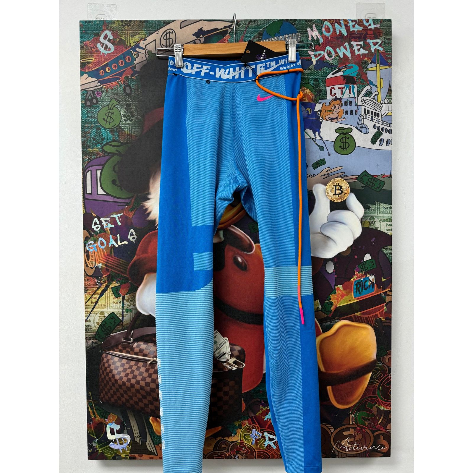 Off-White Off White Blue Legging Used Small Size 30" / US 8 / IT 44 - 1 Thumbnail