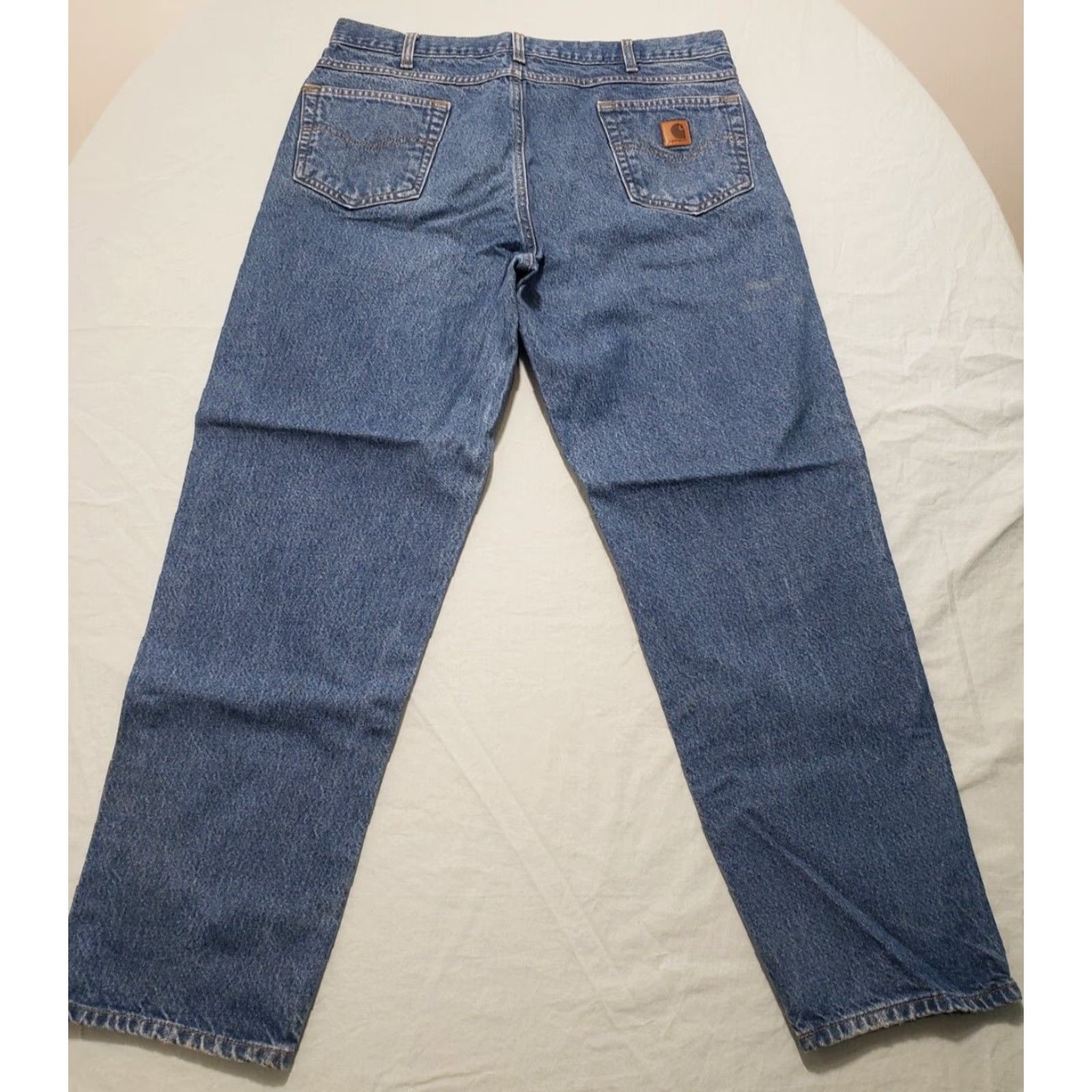 Carhartt VINTAGE Carhartt Jeans Relaxed Fit Men 40×32 Blue Denim 5-Pocket B17 DST Straight Regular Size 40 Mens Size US 40 / EU 56 - 7 Thumbnail