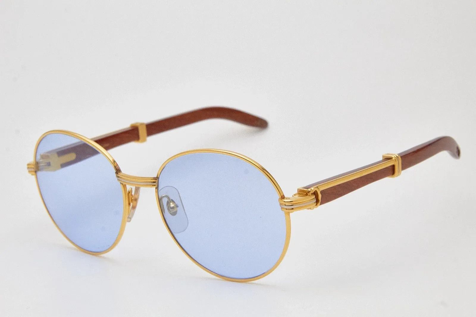 Cartier Sunglasses Cartier Bagatelle Bubinga Wood Size ONE SIZE - 7 Thumbnail