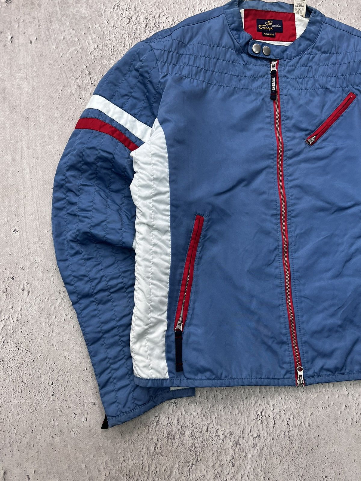 Diesel × If Six Was Nine × Le Grande Bleu (L.G.B.) VINTAGE RACING Y2K ENERGIE MAISON MARGIELA STYLE JACKET Size US XL / EU 56 / 4 - 2 Thumbnail