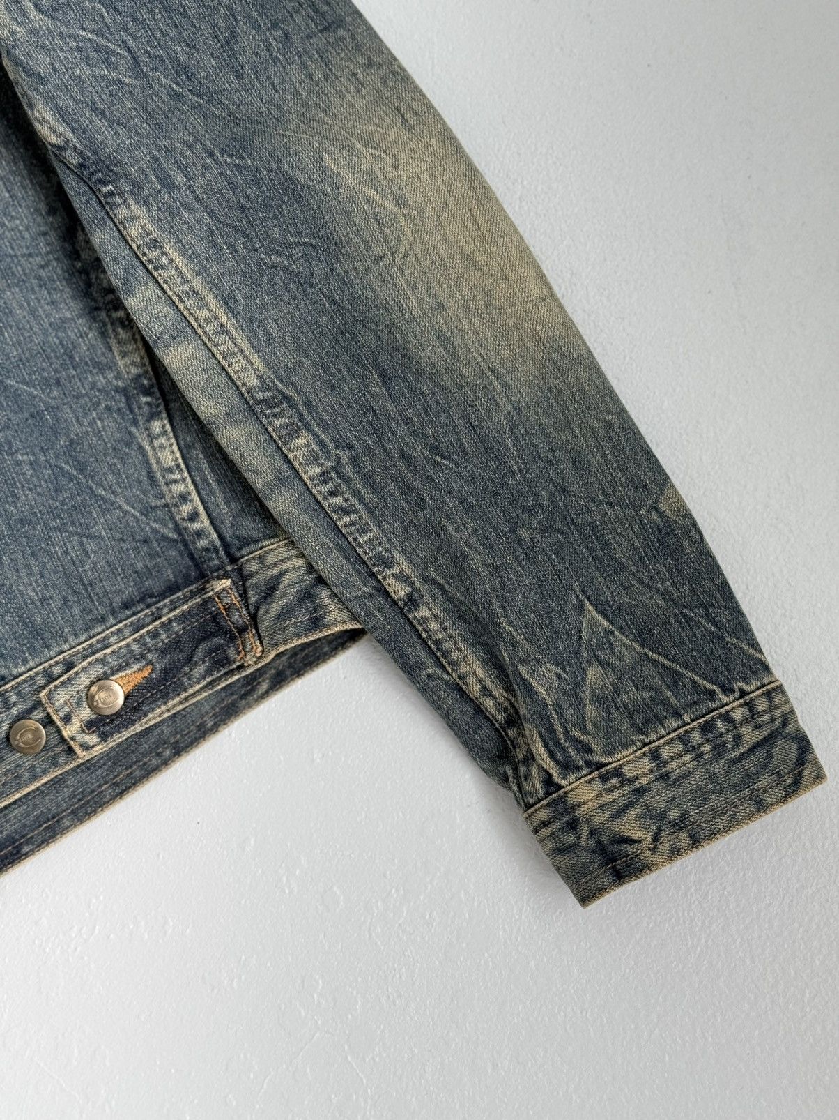 Just Cavalli ⚡SENDOFFER⚡Just Cavalli Roberto Cavalli Denim Trucker Jacket Size US M / EU 48-50 / 2 - 13 Thumbnail