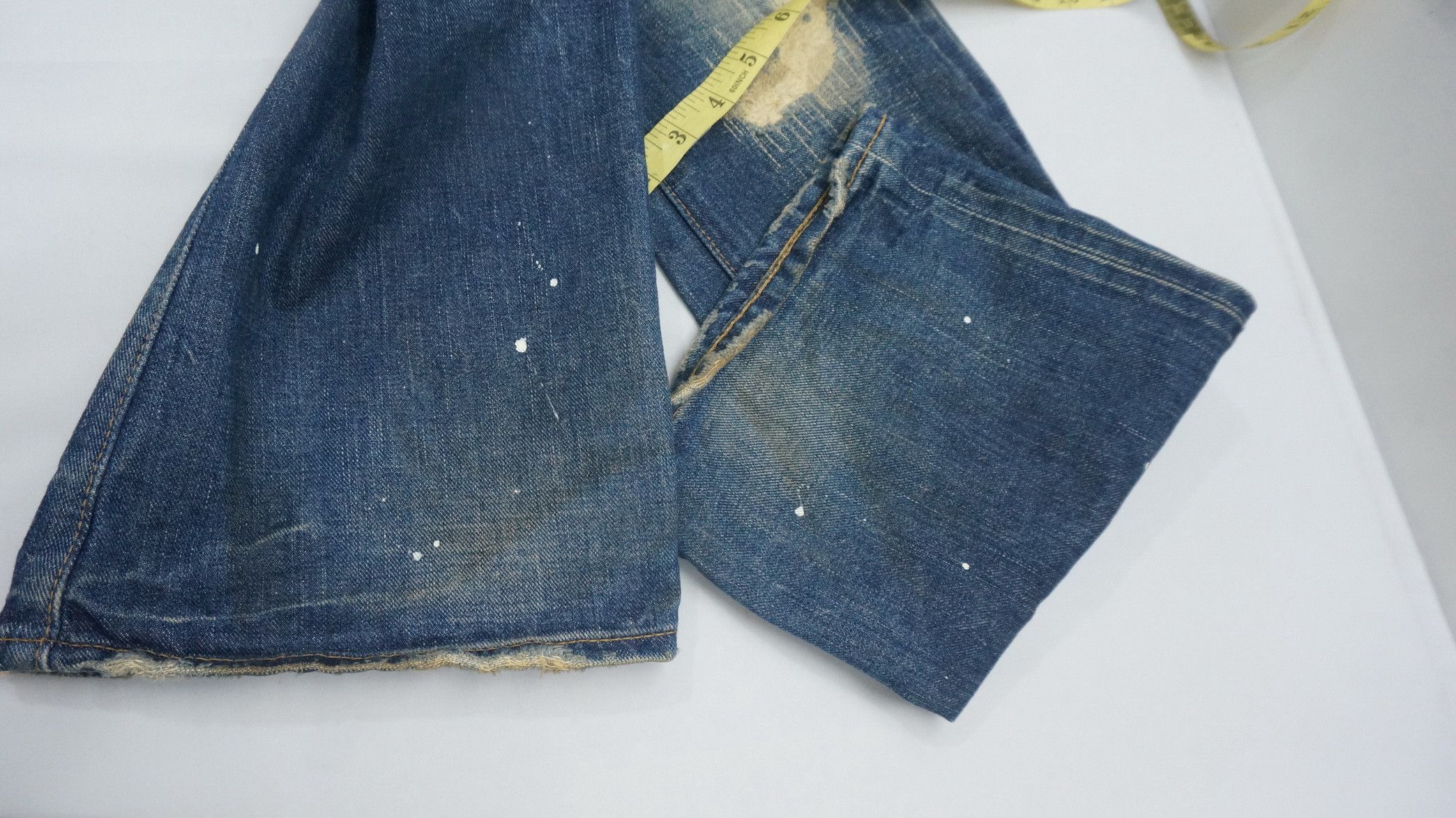 If Six Was Nine 🔴JOHN BULL🔴 Mudwash Distressed Selvedge Vintage Jeans Size US 30 / EU 46 - 13 Thumbnail