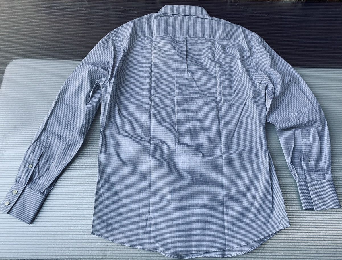 Brunello Cucinelli Brunello Cucinelli 🇮🇹 Olive Gingham Check Dress Shirt M NWT Size US M / EU 48-50 / 2 - 3 Thumbnail