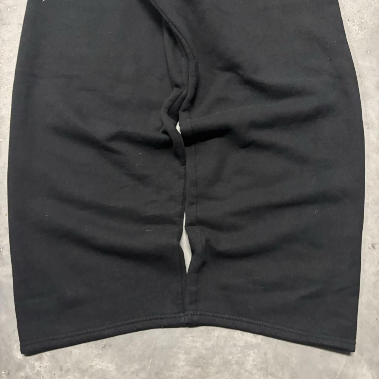 Japanese Brand × Vintage Crazy Vintage Y2K/2000s Baggy Black Skater Essential Sweatpants! Size US 36 / EU 52 - 5 Thumbnail