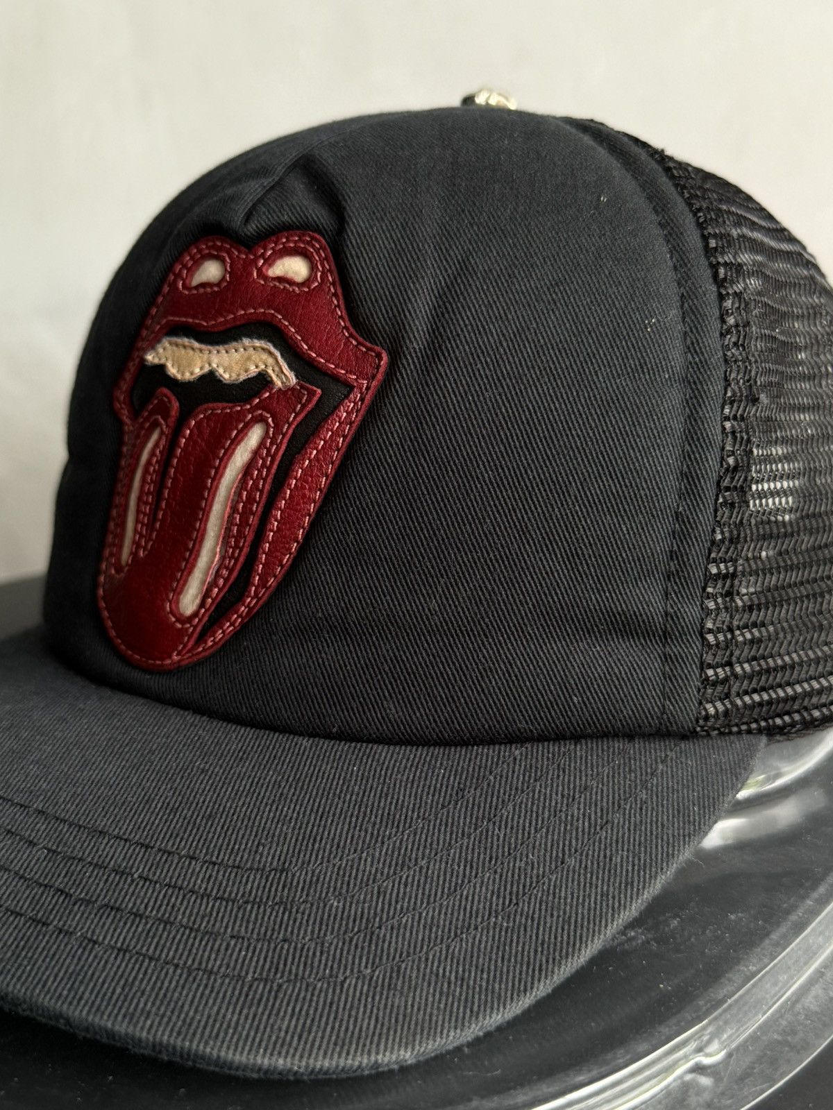 Chrome Hearts × The Rolling Stones RARE - Chrome Hearts x Rolling Stones Trucker Hat Size ONE SIZE - 3 Thumbnail
