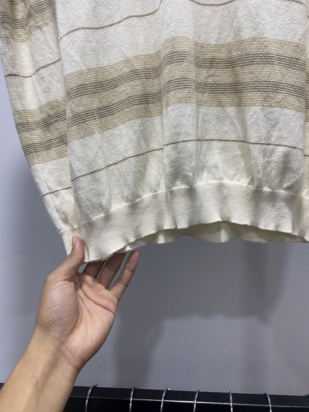 Burberry Burberry💥 Knit Polo Shirt Made in Italy 90s Novacheck Size US M / EU 48-50 / 2 - 9 Thumbnail
