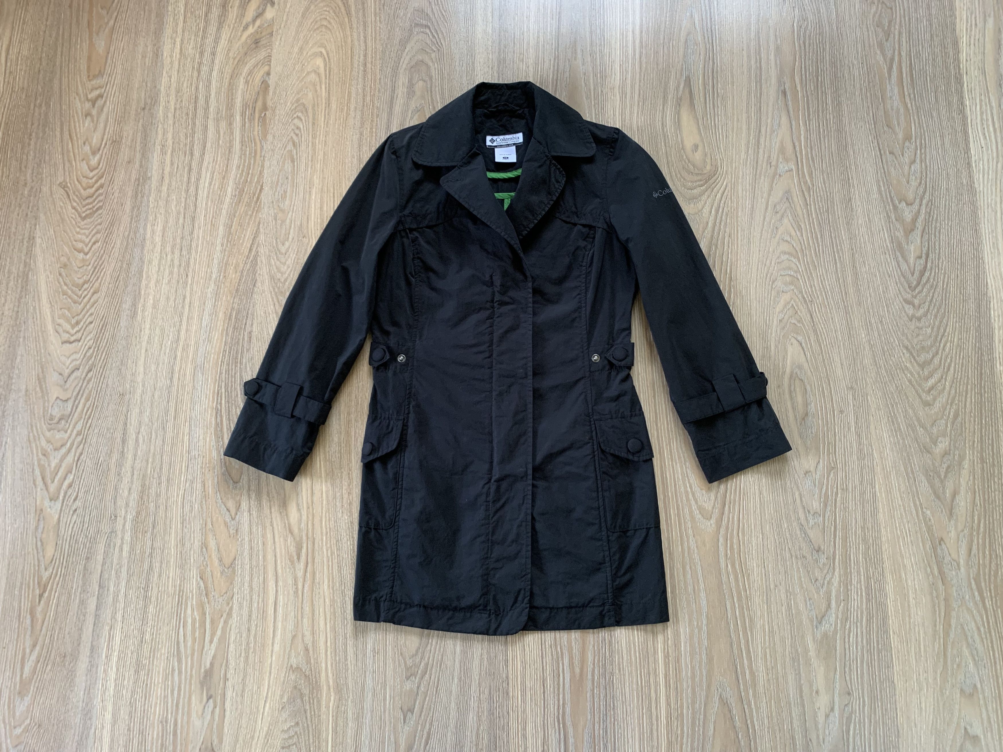 Columbia Women’s Columbia Black Lightweight Trench Coat Jacket Size XS / US 0-2 / IT 36-38 - 1 Thumbnail