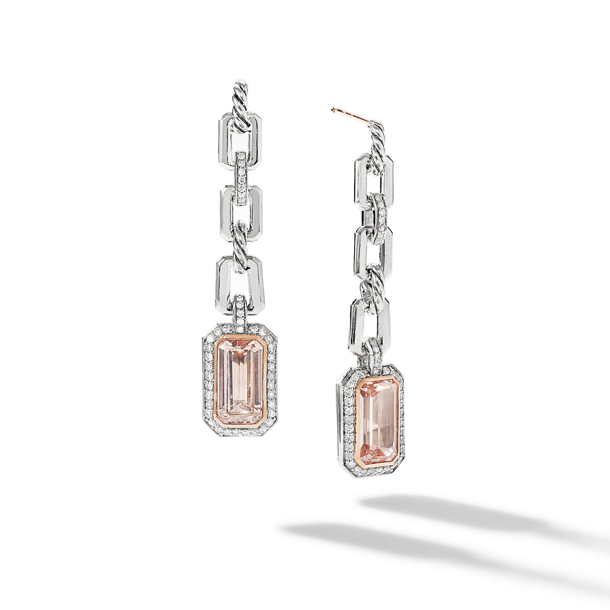 David Yurman o1w1db10525 E16192D Earrings with Diamonds and 18K Rose Gold Size ONE SIZE - 1 Preview