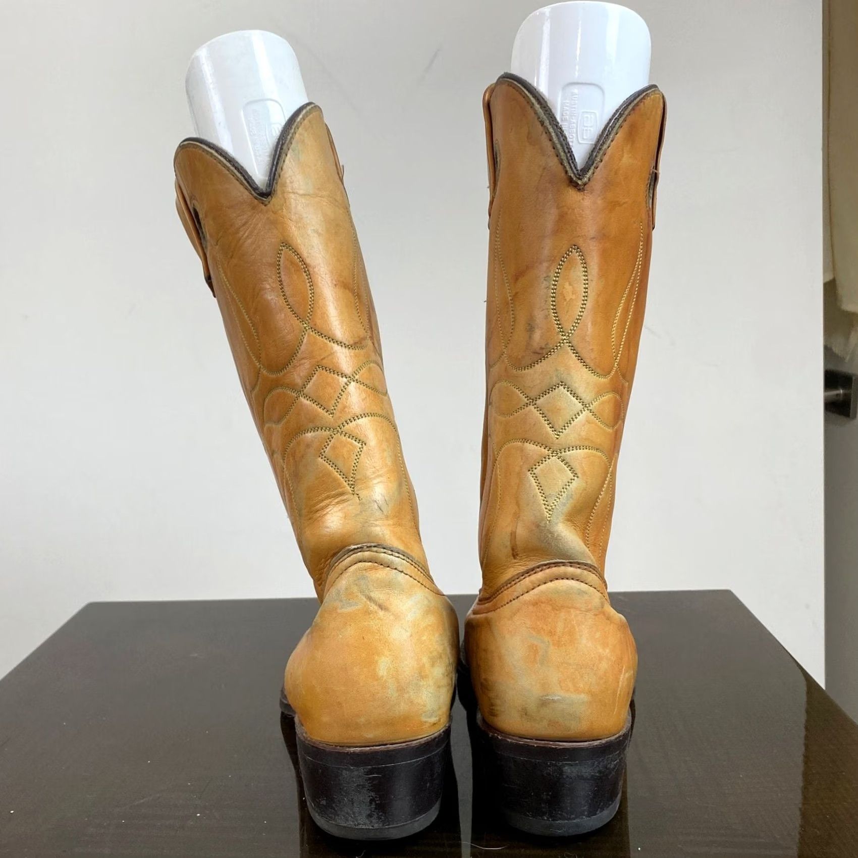 Durango Durango Western Cowboy Boots Leather Men's 10EE Brown Size US 10 / EU 43 - 4 Thumbnail