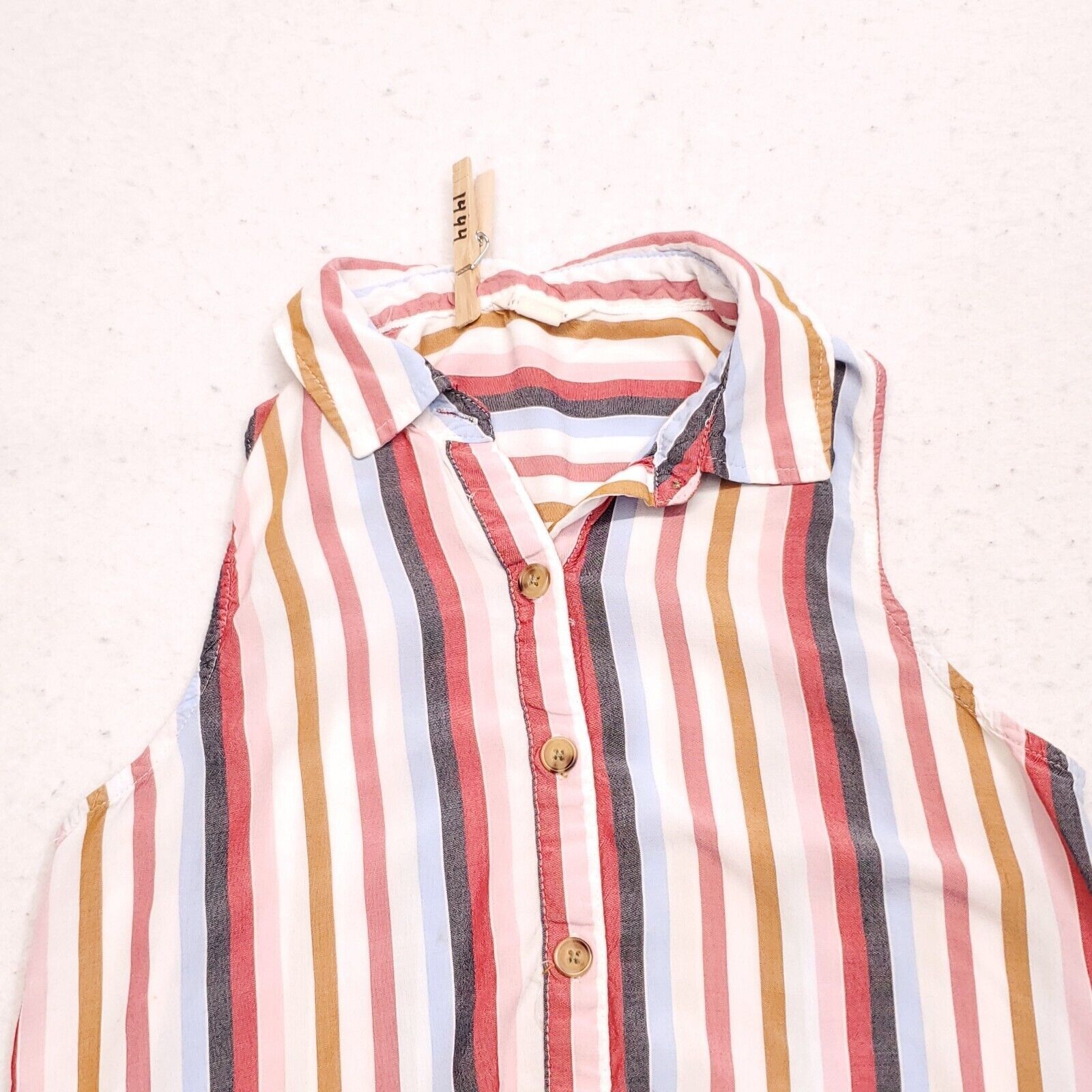 Aeropostale Aeropostale Casual Sleeveless Shirt Women Size XS Multicolor Size XS / US 0-2 / IT 36-38 - 1 Thumbnail