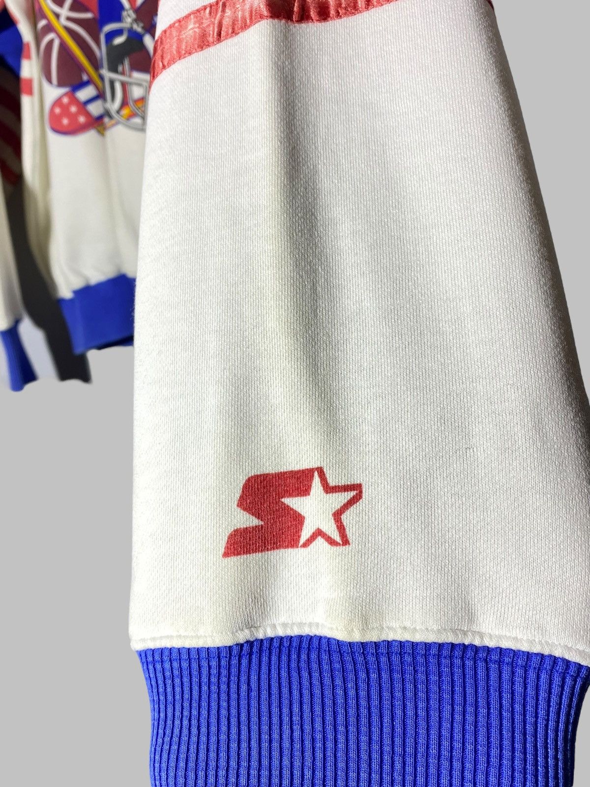 Starter × Vintage Vintage 80s 90s Starter All American Oversized Sweatshirt Size US XL / EU 56 / 4 - 23 Thumbnail
