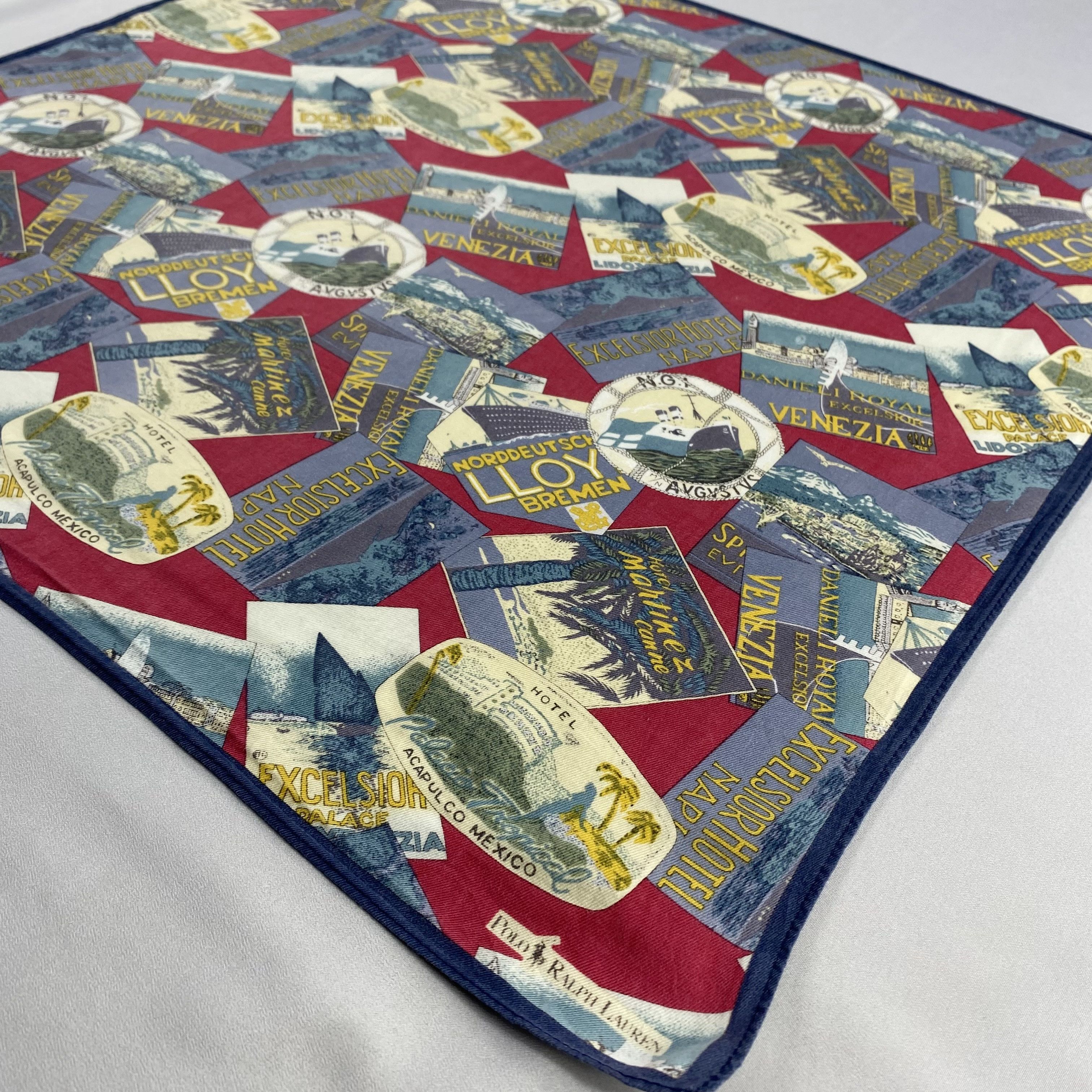Polo Ralph Lauren × Vintage Polo Ralph Lauren Bandana/ Handkerchief / Neckerchief-P1709 Size ONE SIZE - 2 Thumbnail
