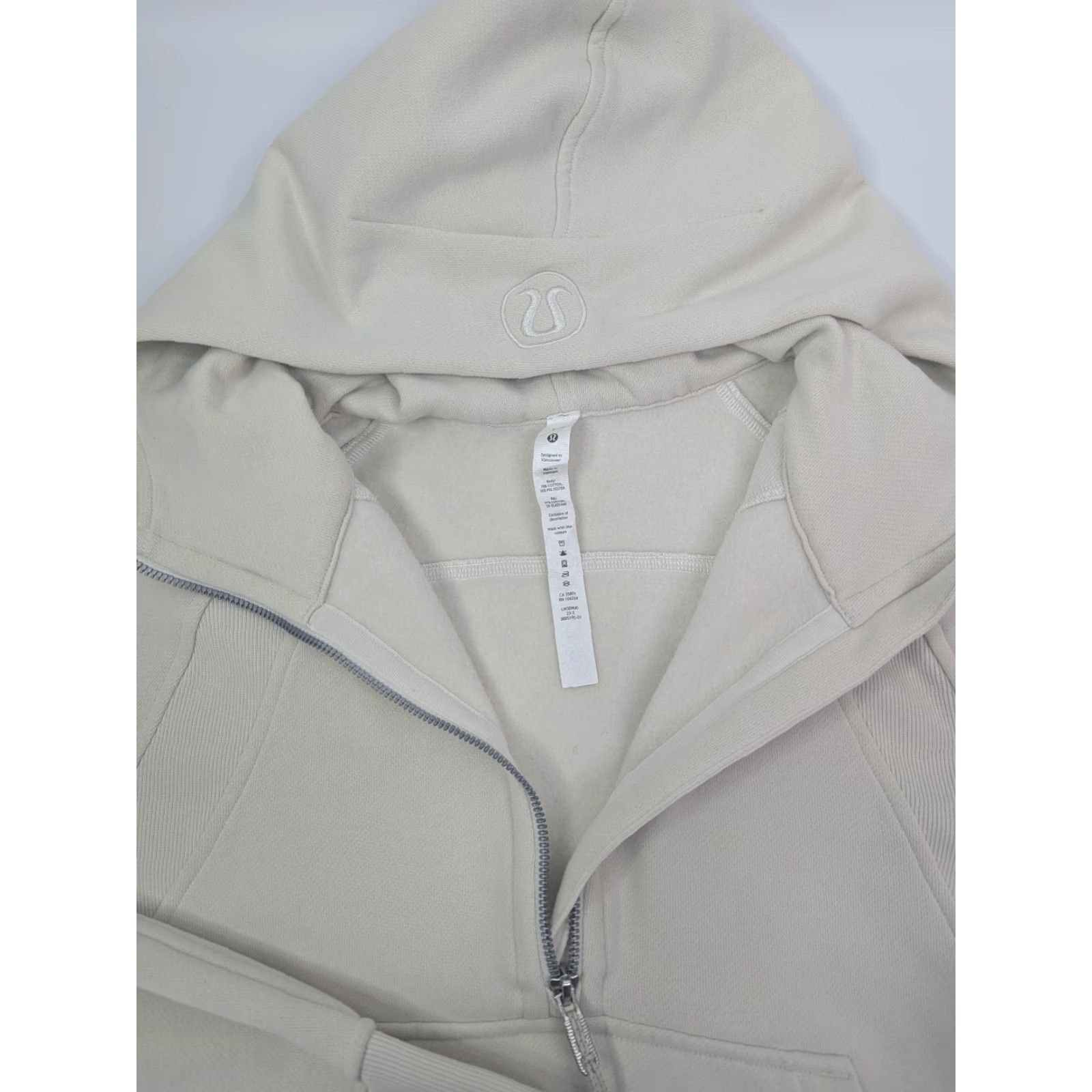 Lululemon Lululemon Scuba Hoodie XS/S Women’s Beige Oversized Zip Pullover Size XS / US 0-2 / IT 36-38 - 7 Thumbnail