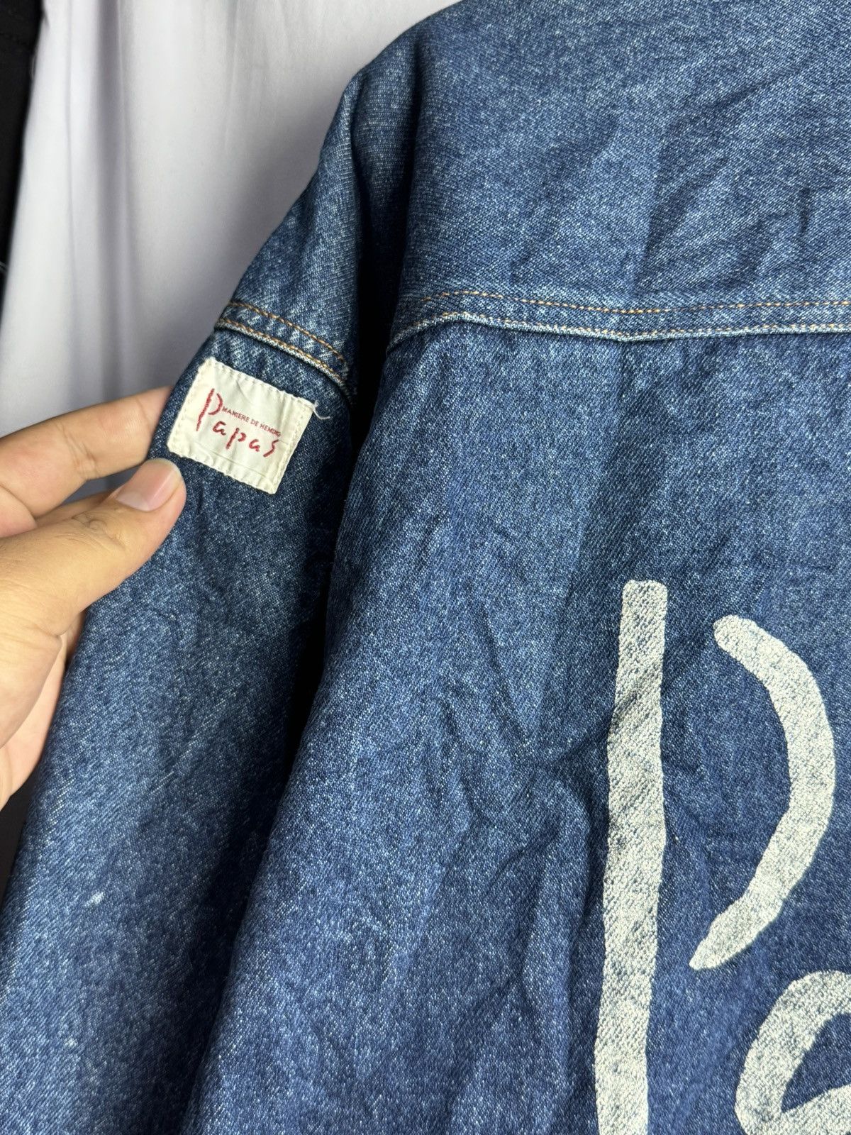 Hysteric Glamour Papas Maniere De Heming Denim Jacket Vintage Style Size US L / EU 52-54 / 3 - 6 Thumbnail