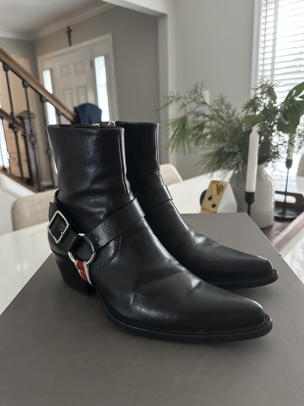 Calvin Klein 205W39NYC Raf Simons 205W39NYC Leather Harness Boot Size US 8 / EU 41 - 1 Thumbnail
