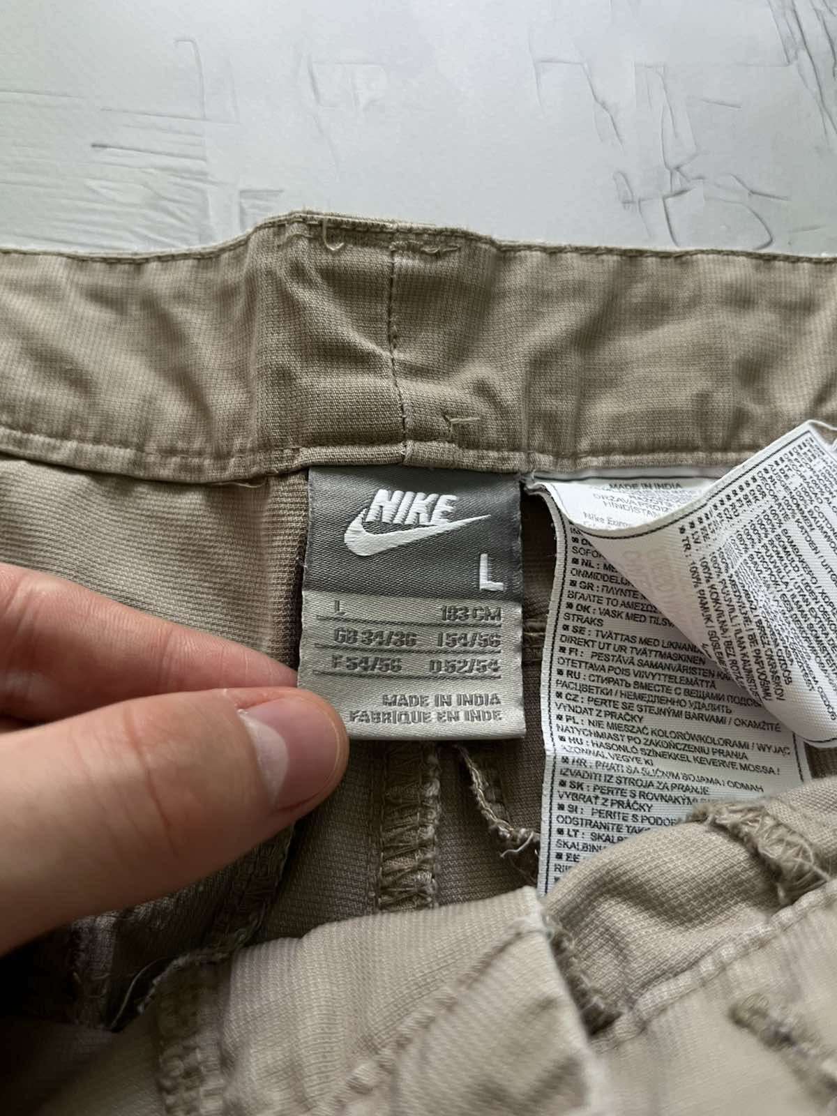 Nike Y2K Nike Vintage Shorts Streetwear Y2K Khaki Size US 34 / EU 50 - 5 Thumbnail
