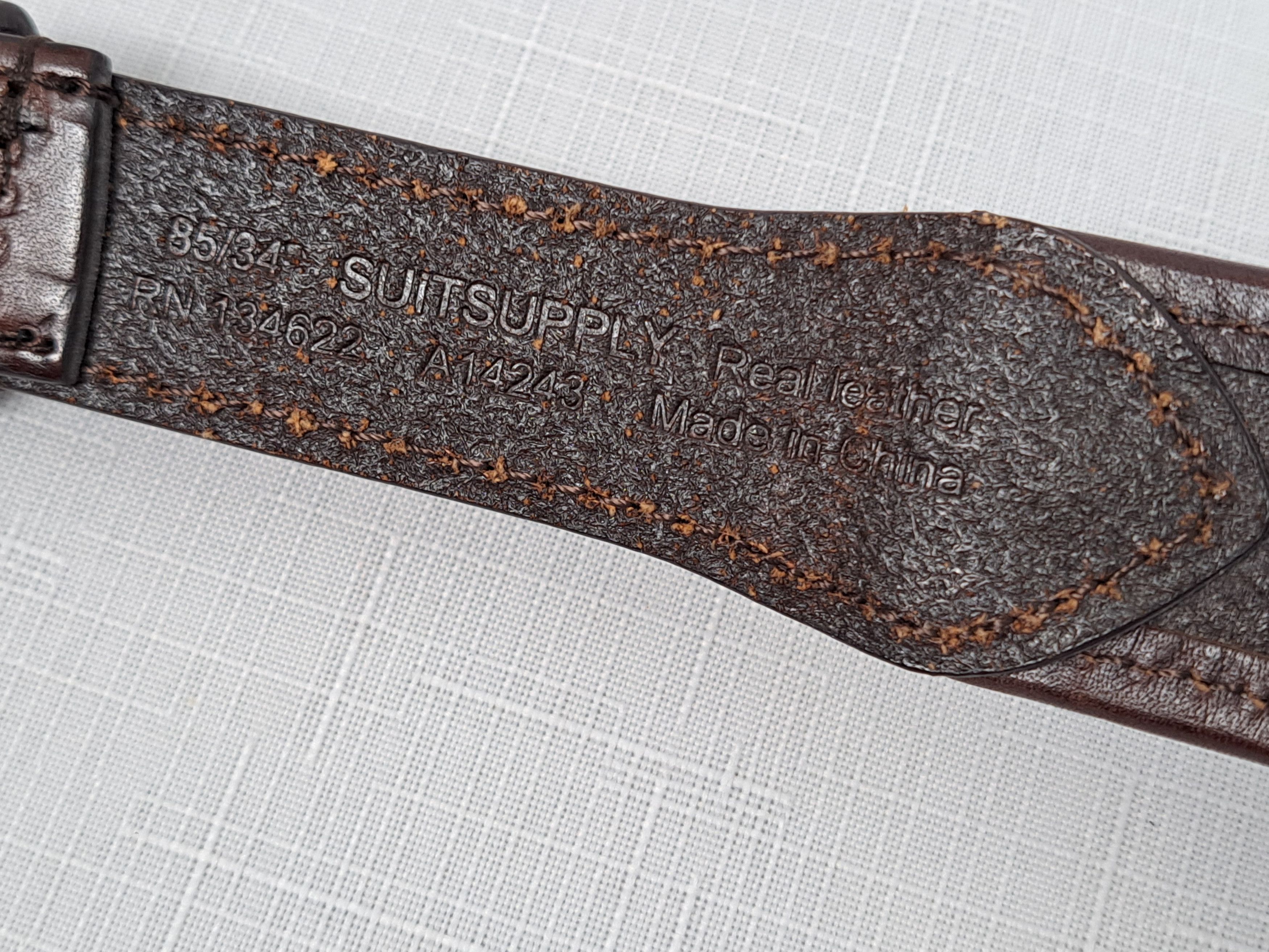 Suitsupply × Vintage Suitsupply vintage leather belt. Size ONE SIZE - 9 Thumbnail