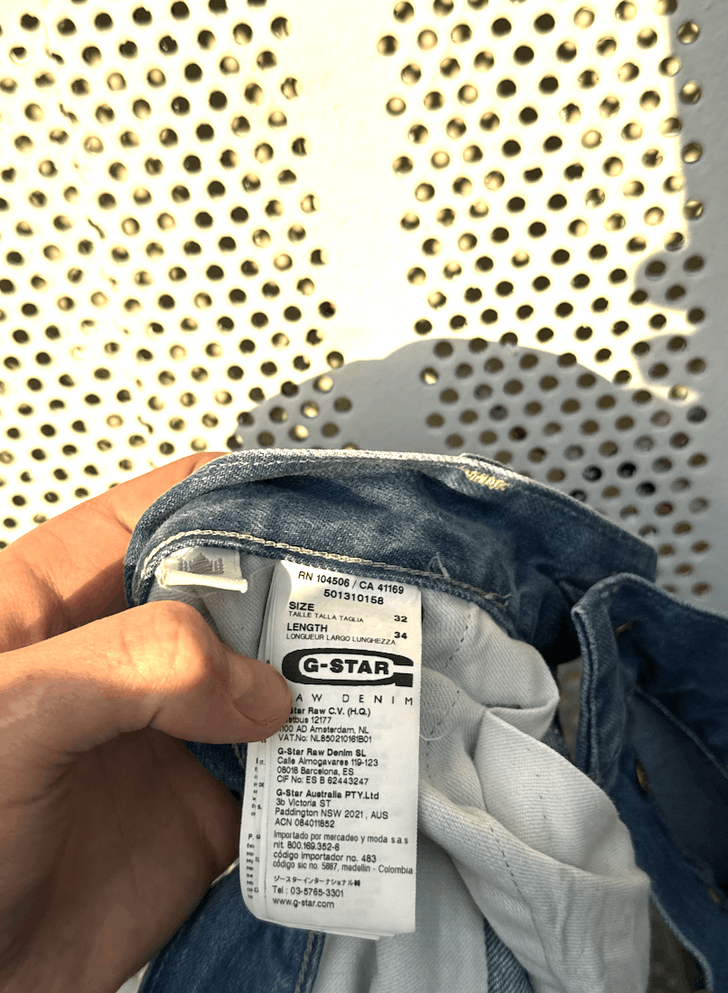 G-Star × Japanese Brand G-STAR 5620 3D Loose Raw Denim Pants Size US 32 / EU 48 - 6 Thumbnail