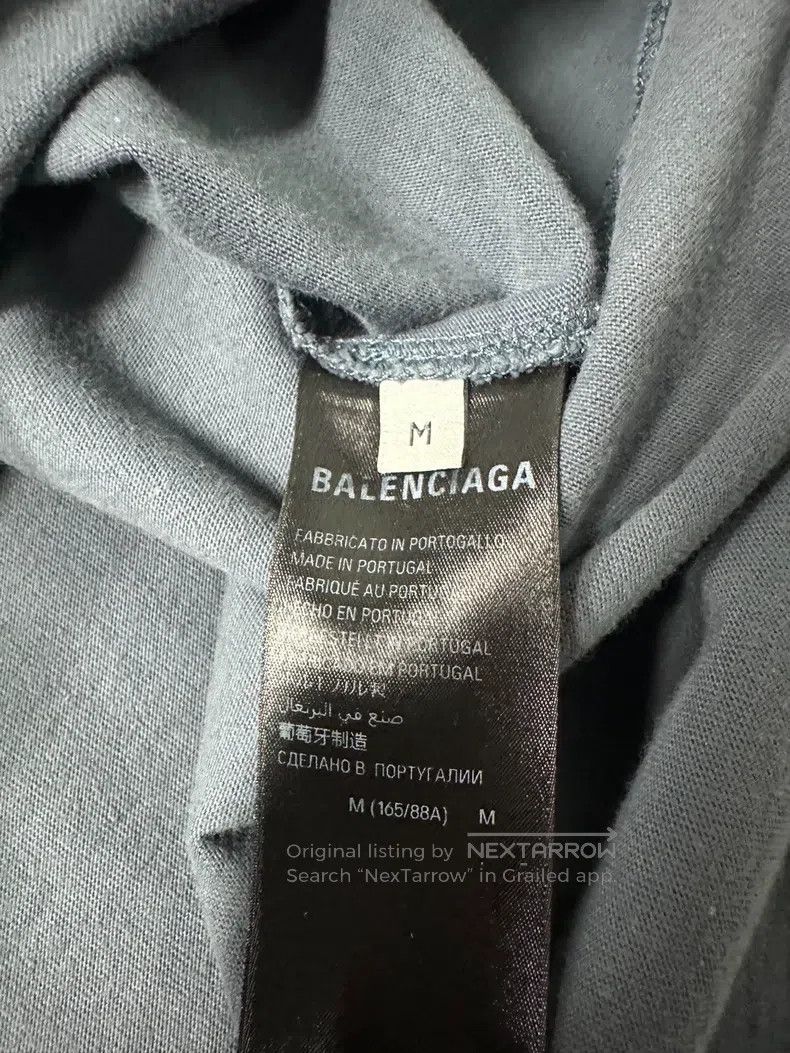 Balenciaga Balenciaga Double B Splatter Short Sleeve, Mist Blue Size US M / EU 48-50 / 2 - 4 Thumbnail