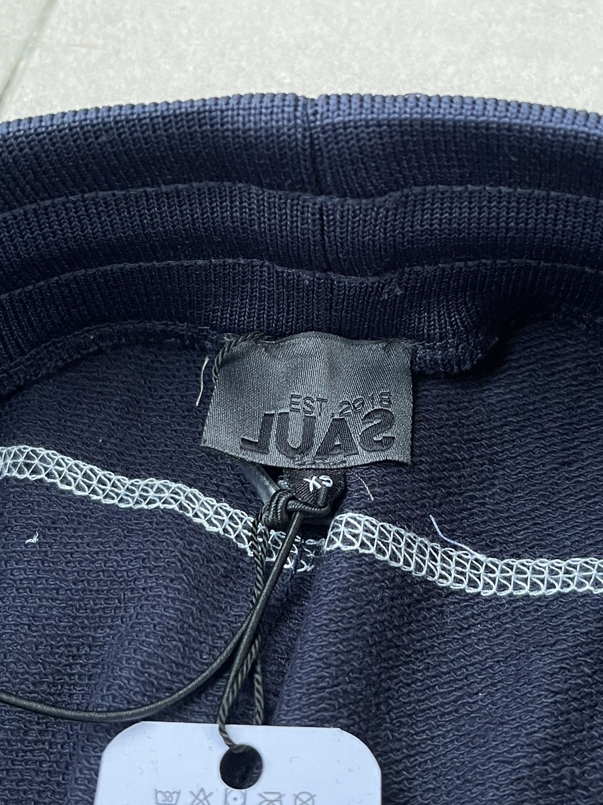 Saul Nash !DS! SS23 Saul Nash Navy Overlock Stitch Lounge Pants Size US 30 / EU 46 - 17 Thumbnail