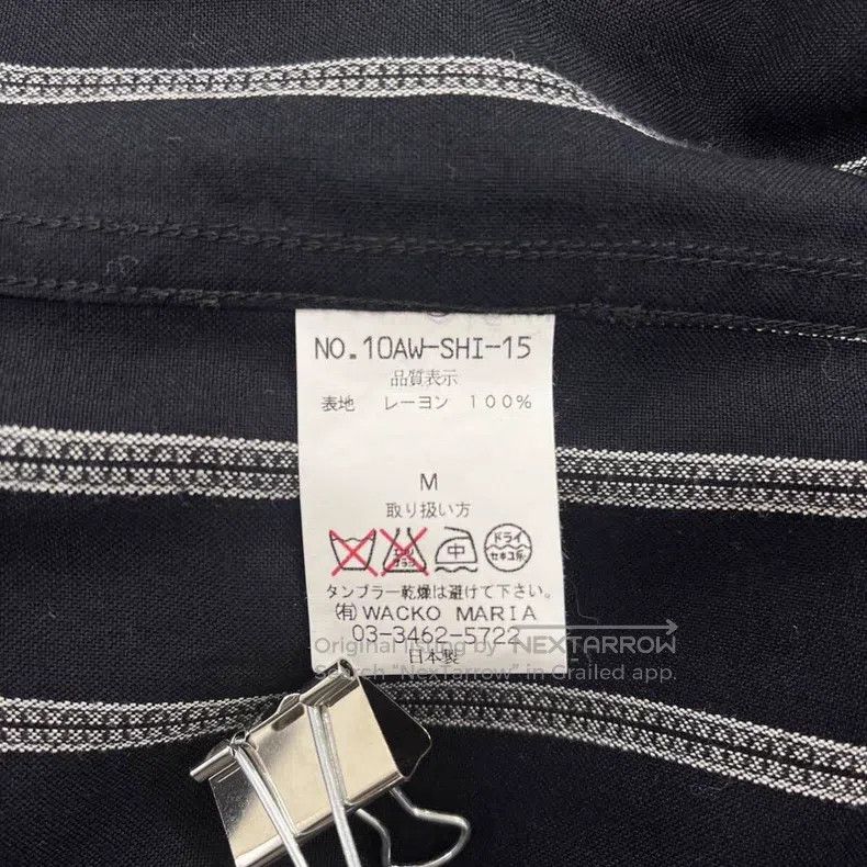 Wacko Maria Wacko Maria 10aw long-sleeved shirt clip Size US M / EU 48-50 / 2 - 6 Thumbnail