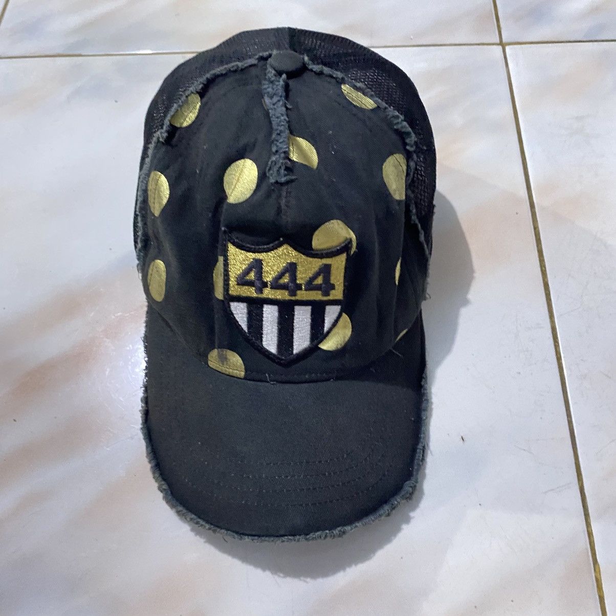 Designer × Vintage Yoshinori kotake disstressed style cap Size ONE SIZE - 2 Thumbnail