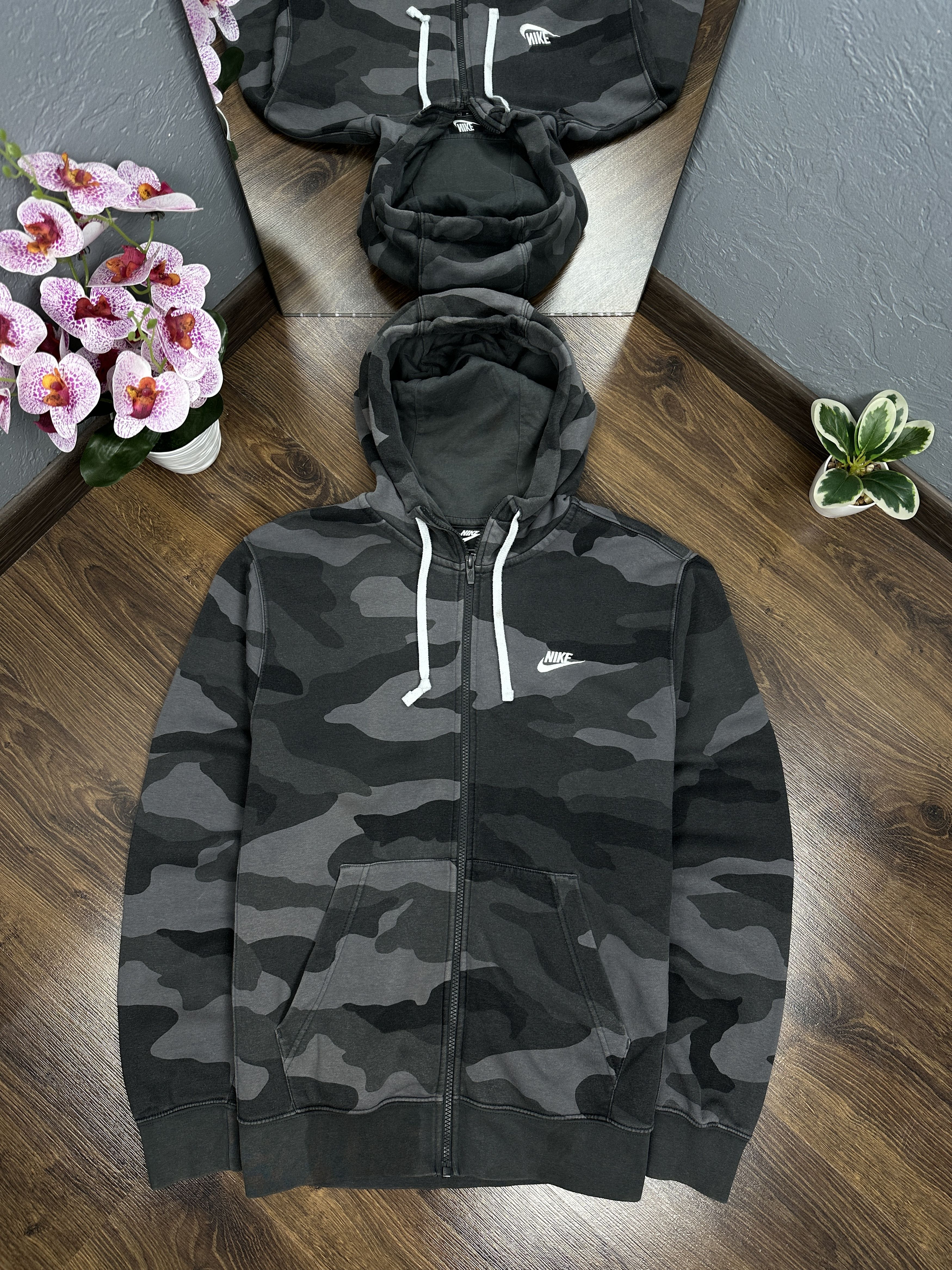 Nike Nike Mens Camo Zip Hoodie Size US M / EU 48-50 / 2 - 1 Thumbnail