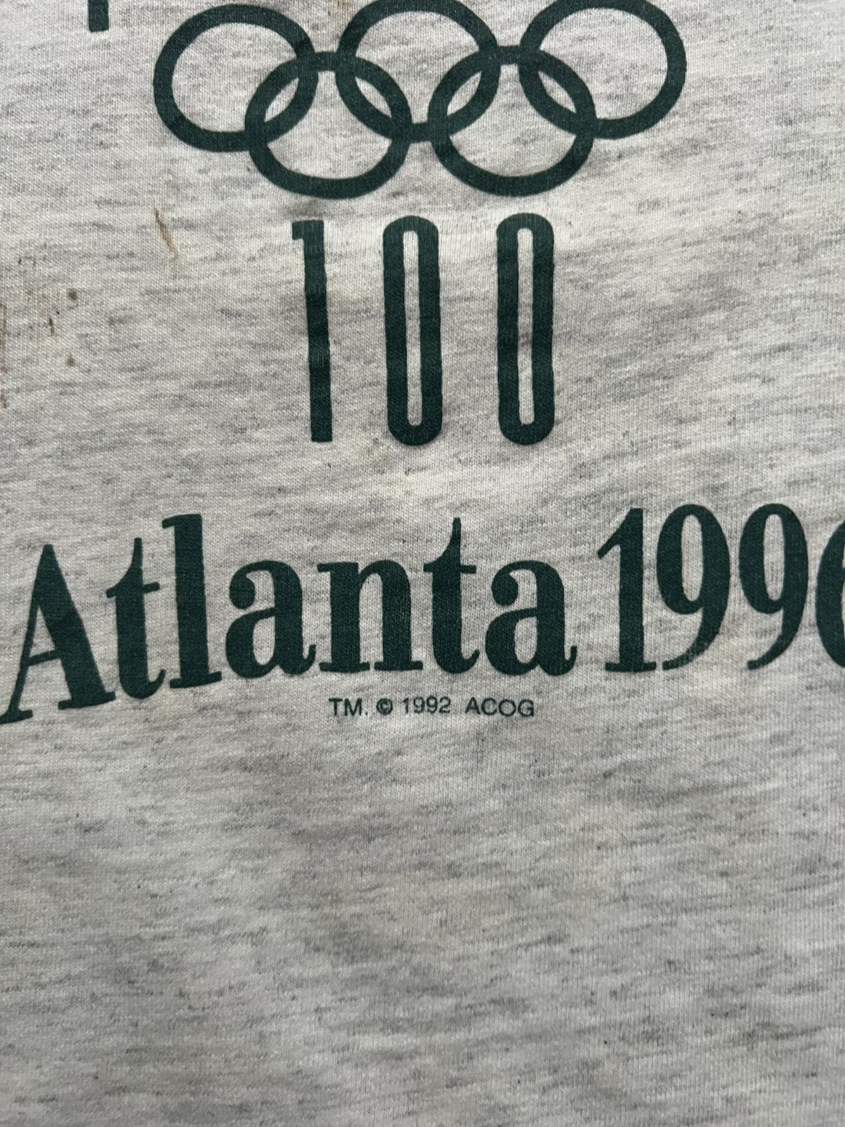 USA Olympics × Vintage Vintage 90s Atlanta 1996 Olympic Games T-shirt Single Stich Size US XL / EU 56 / 4 - 6 Thumbnail