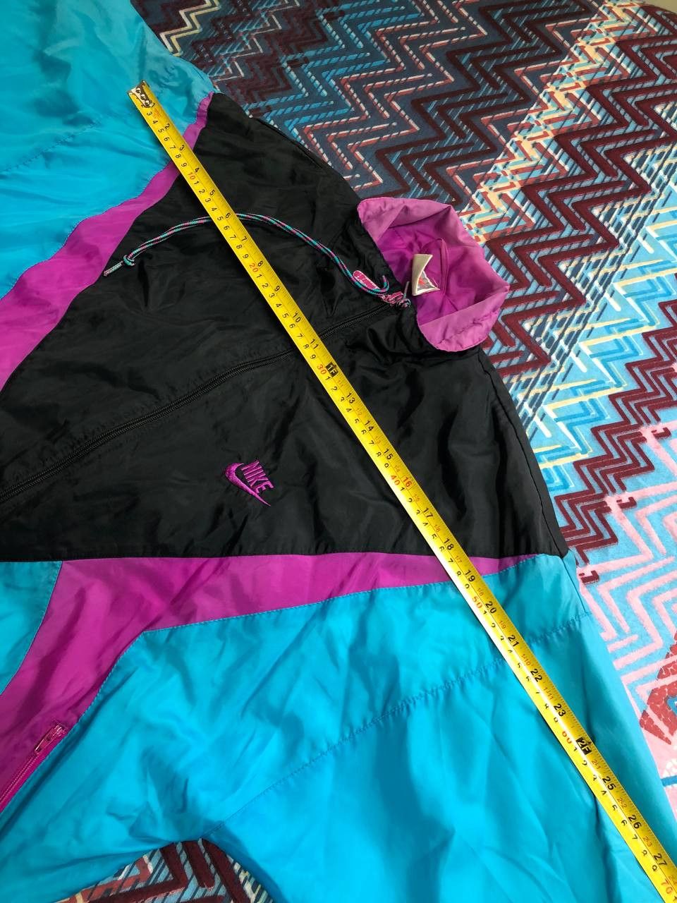 Nike Vintage oversize full zip track jacket Nike 80s Size US S / EU 44-46 / 1 - 20 Thumbnail