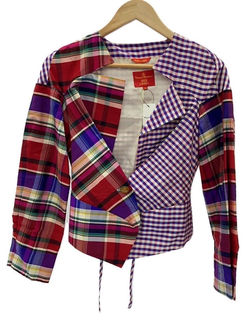 Vivienne Westwood Vivienne Westwood Plaid patchwork top Size XS / US 0-2 / IT 36-38 - 1 Thumbnail