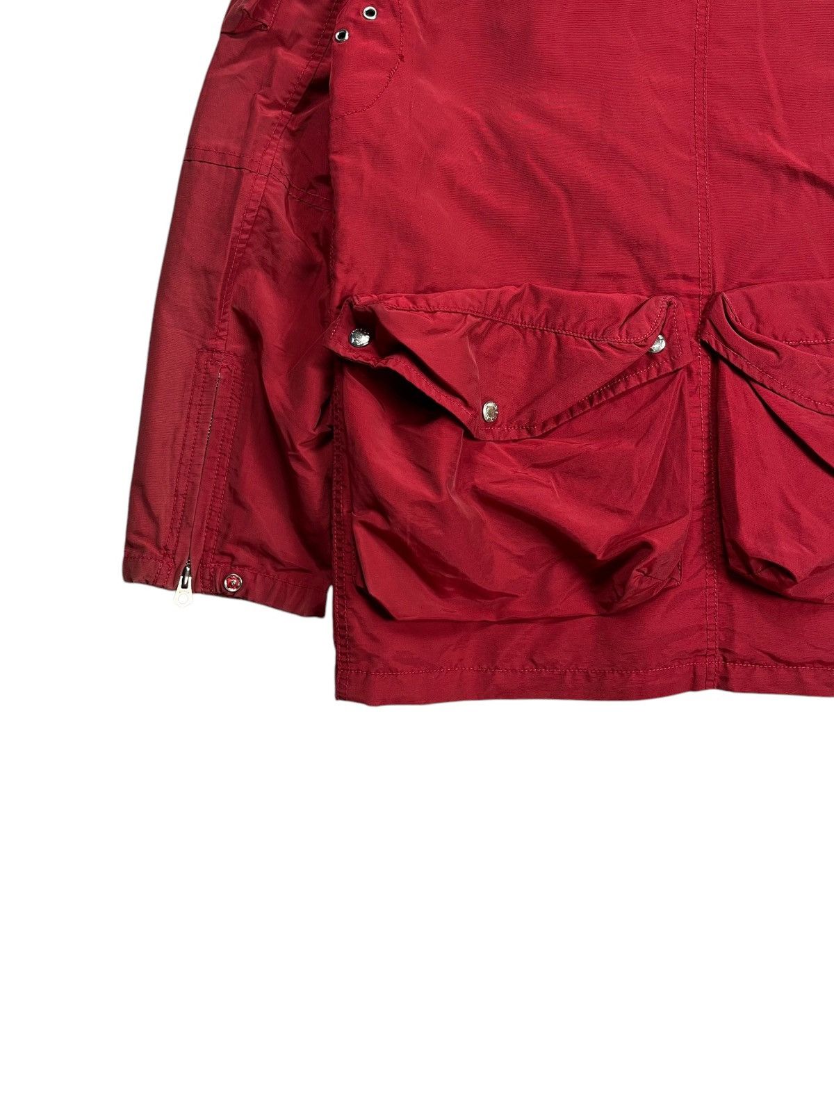 Avirex 1990s Avirex - Fishnet Masked Red Cargo Jacket Size US M / EU 48-50 / 2 - 16 Thumbnail