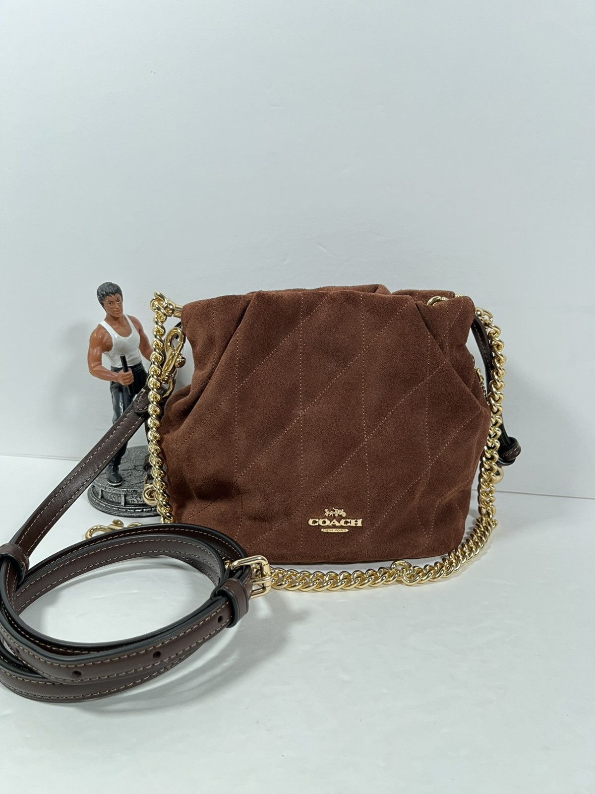 Coach Coach Faye Mini Drawstring Bag With Quilting NWT Size ONE SIZE - 1 Thumbnail