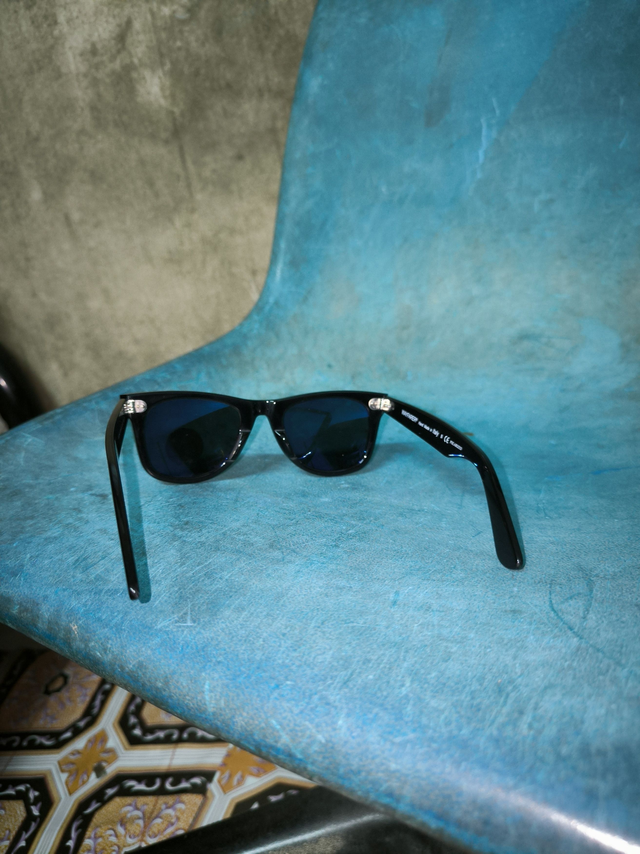 RayBan Wayfarer Blue Lens Polarized Size ONE SIZE - 21 Thumbnail