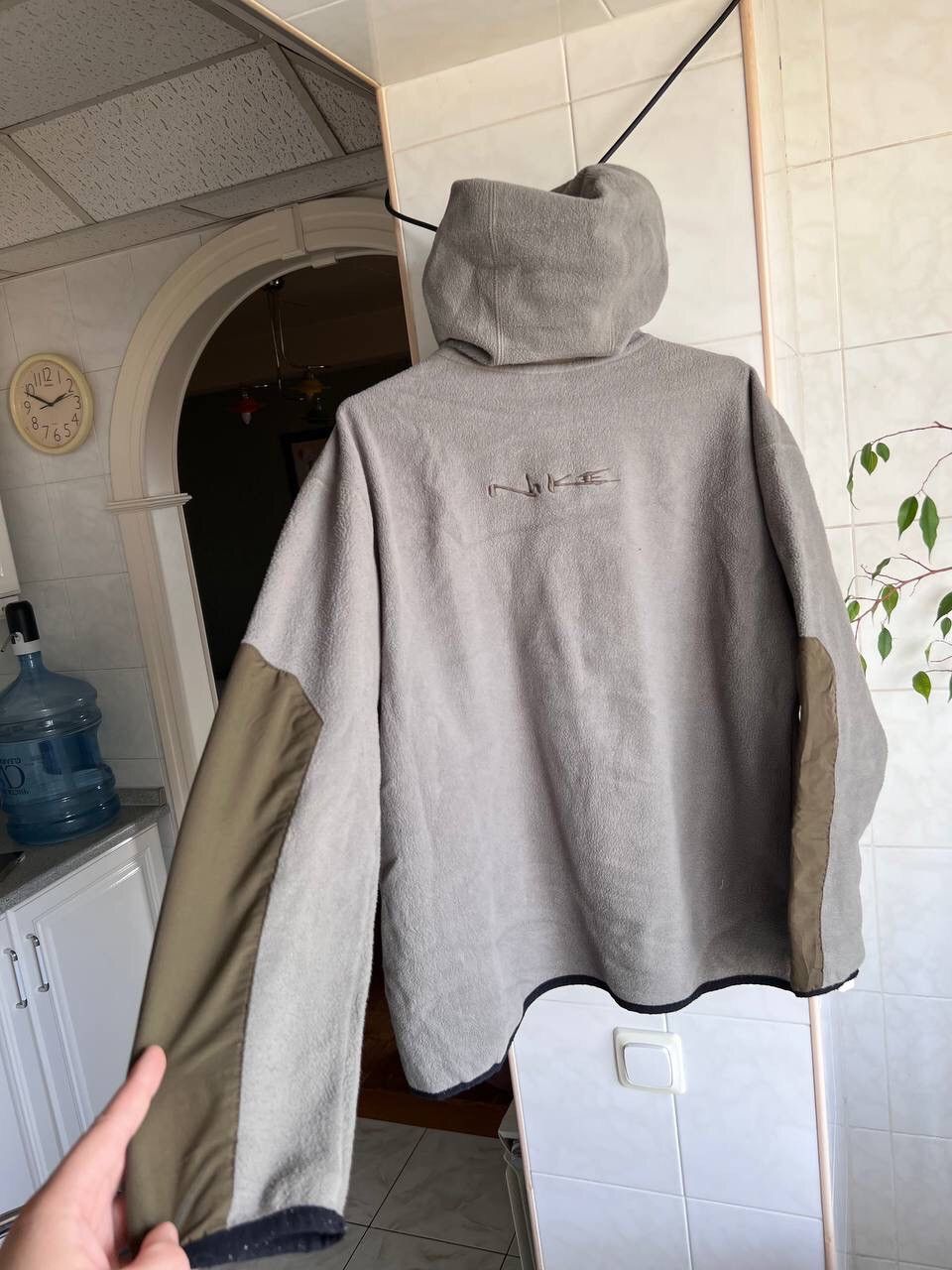 Nike Vintage Y2K Nike Ski Hoodie Fleece Ninja Nylon Sherpa 2000s Size US M / EU 48-50 / 2 - 23 Thumbnail
