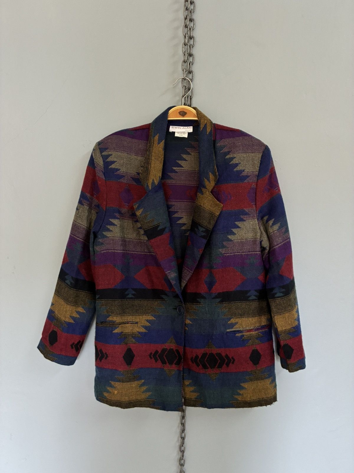 Vintage Vintage Irwin Alan Chicago Navajo native blazer Size 38S - 1 Thumbnail