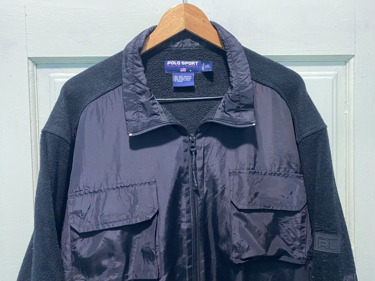 Polo Ralph Lauren Vintage Polo Sport Fleece Patches Logo Jacket Size US XXL / EU 58 / 5 - 7 Thumbnail